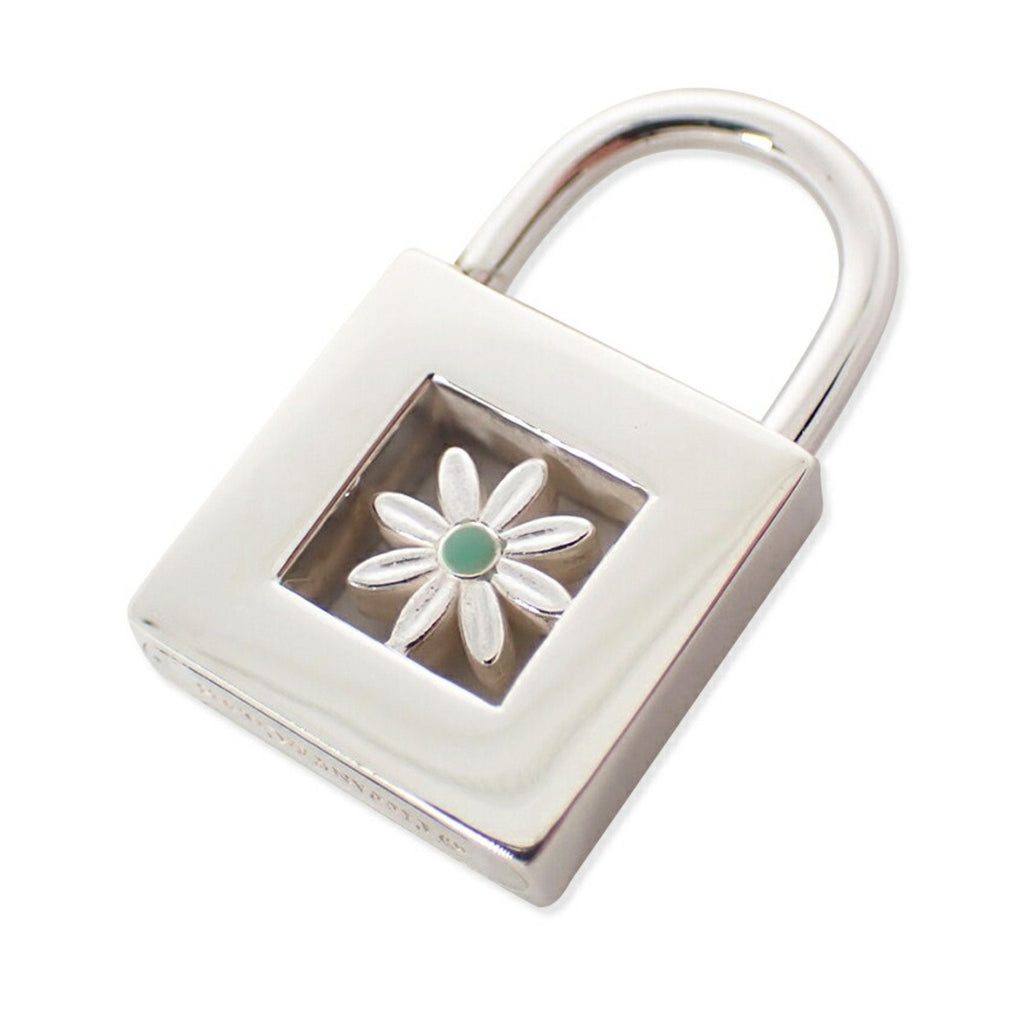 Flower Cadena Charm Pendant Sterling Silver
