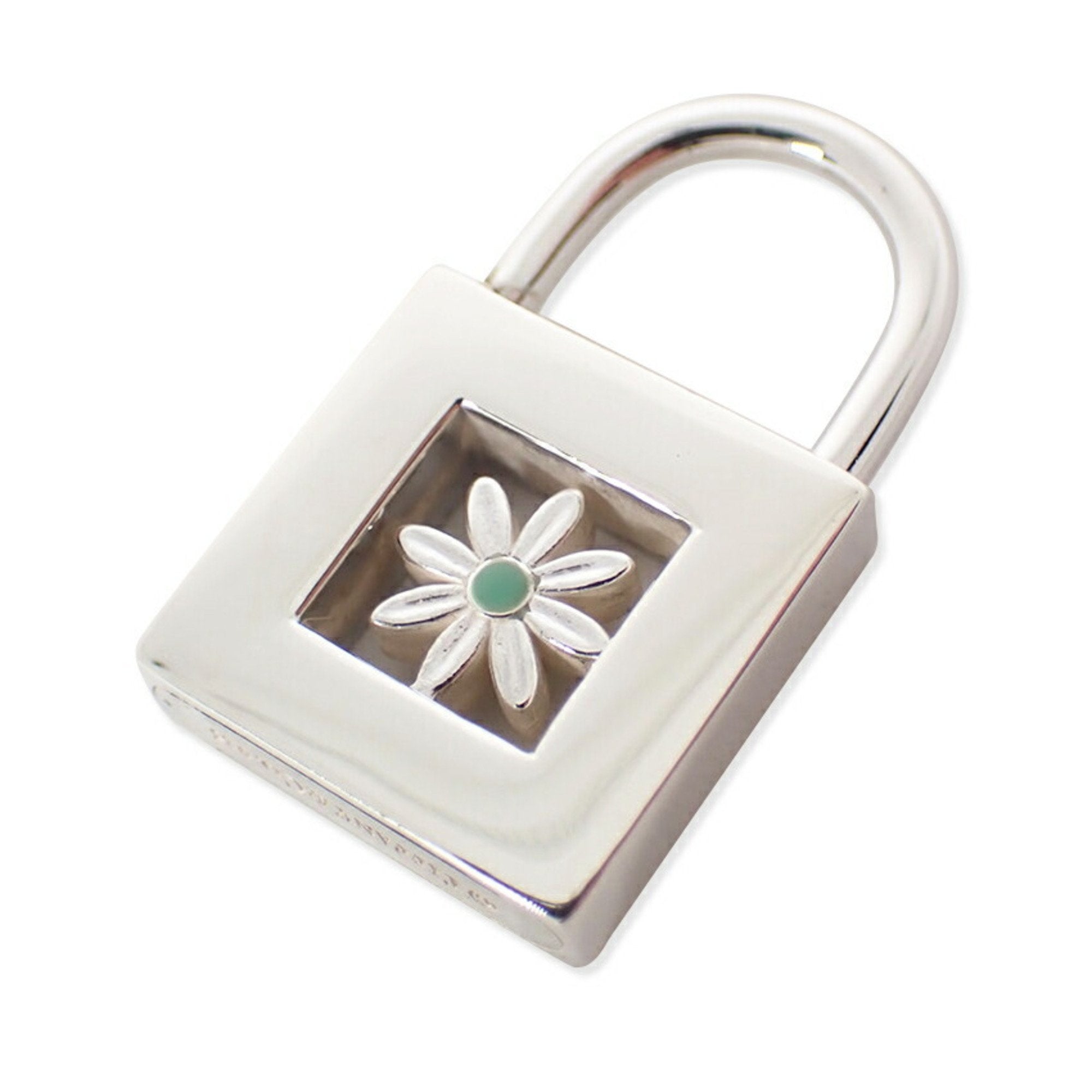 Flower Cadena Charm Pendant Sterling Silver