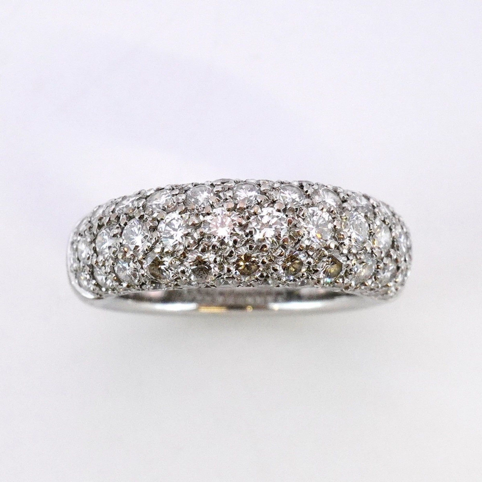 Etincel Half Eternity Pavé Ring 18K White Gold with Diamonds