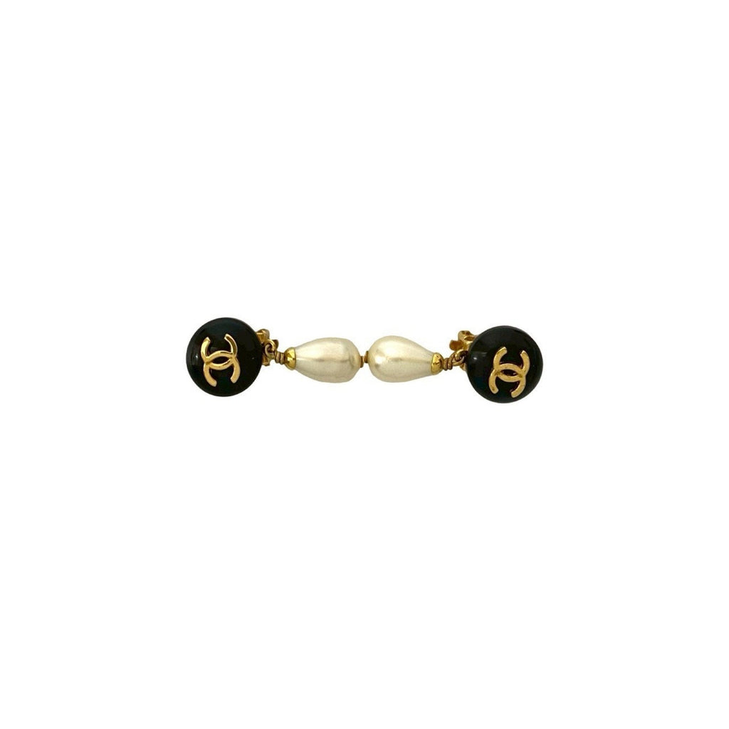 CC Logo Clip-On Earrings Metal