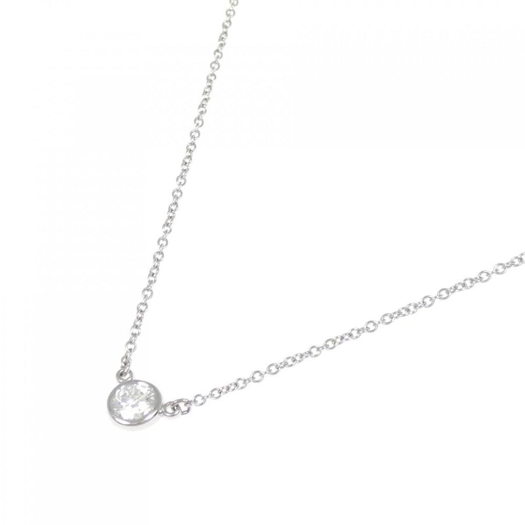 Elsa Peretti Diamonds By The Yard Pendant Necklace Platinum and Diamond 0.20-0.29CT