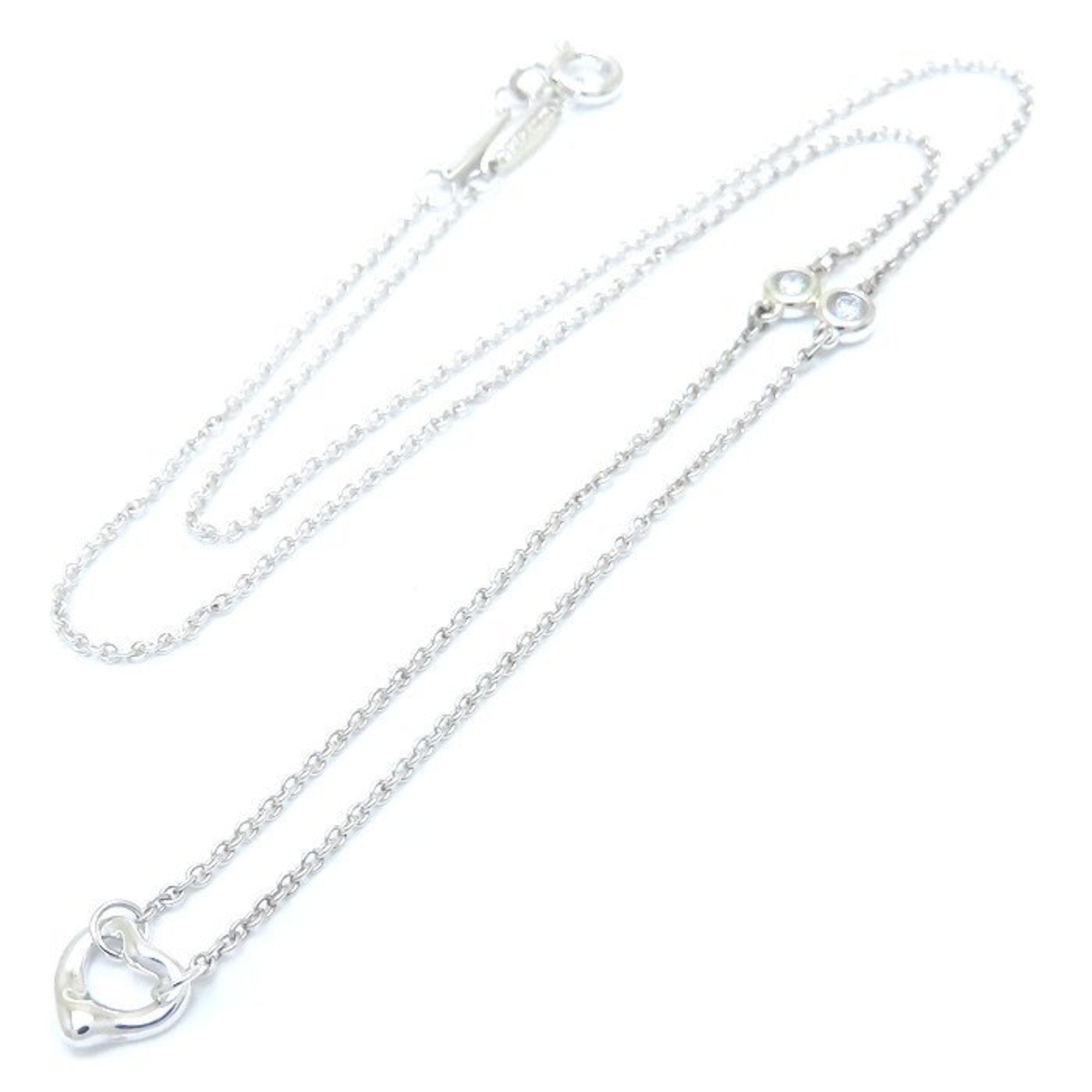 Elsa Peretti Pendant Necklace Sterling Silver 6.3mm