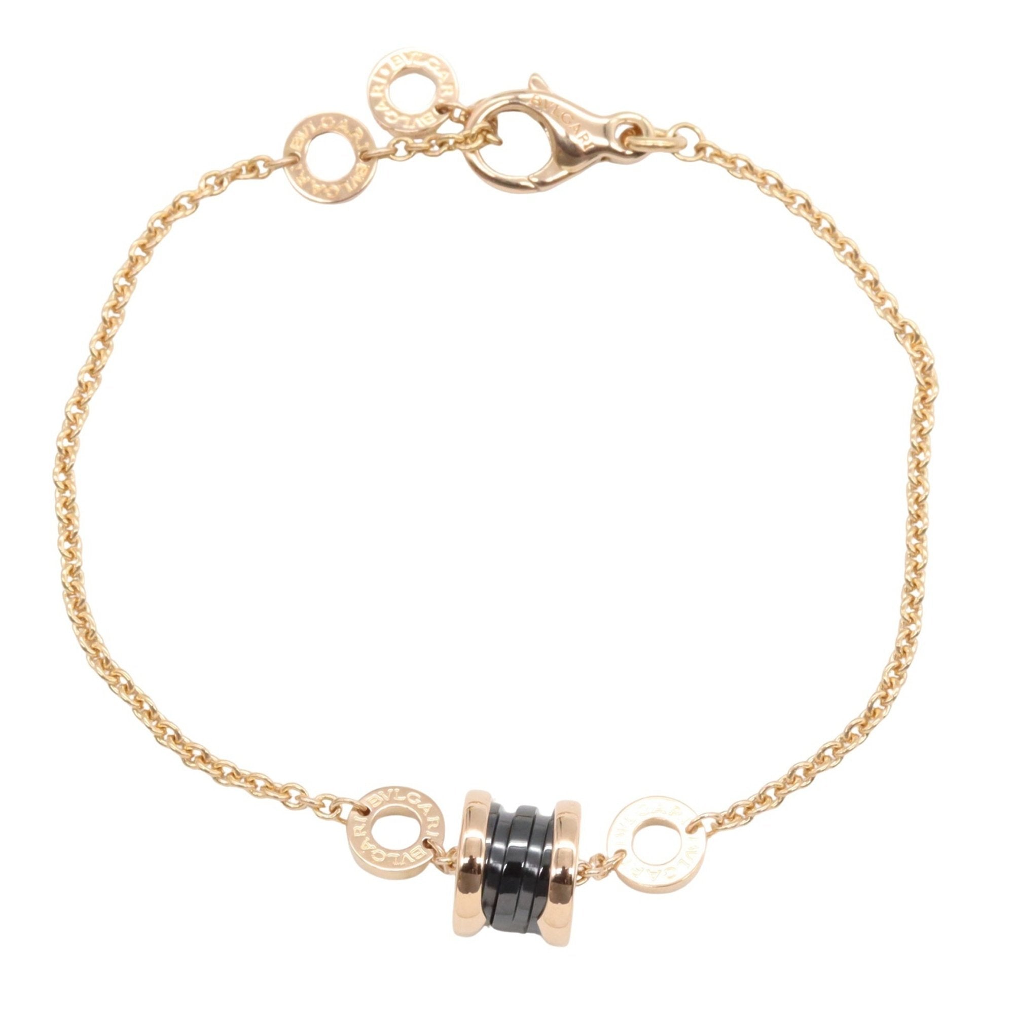 B Bracelet Ceramic and 18K Rose Gold