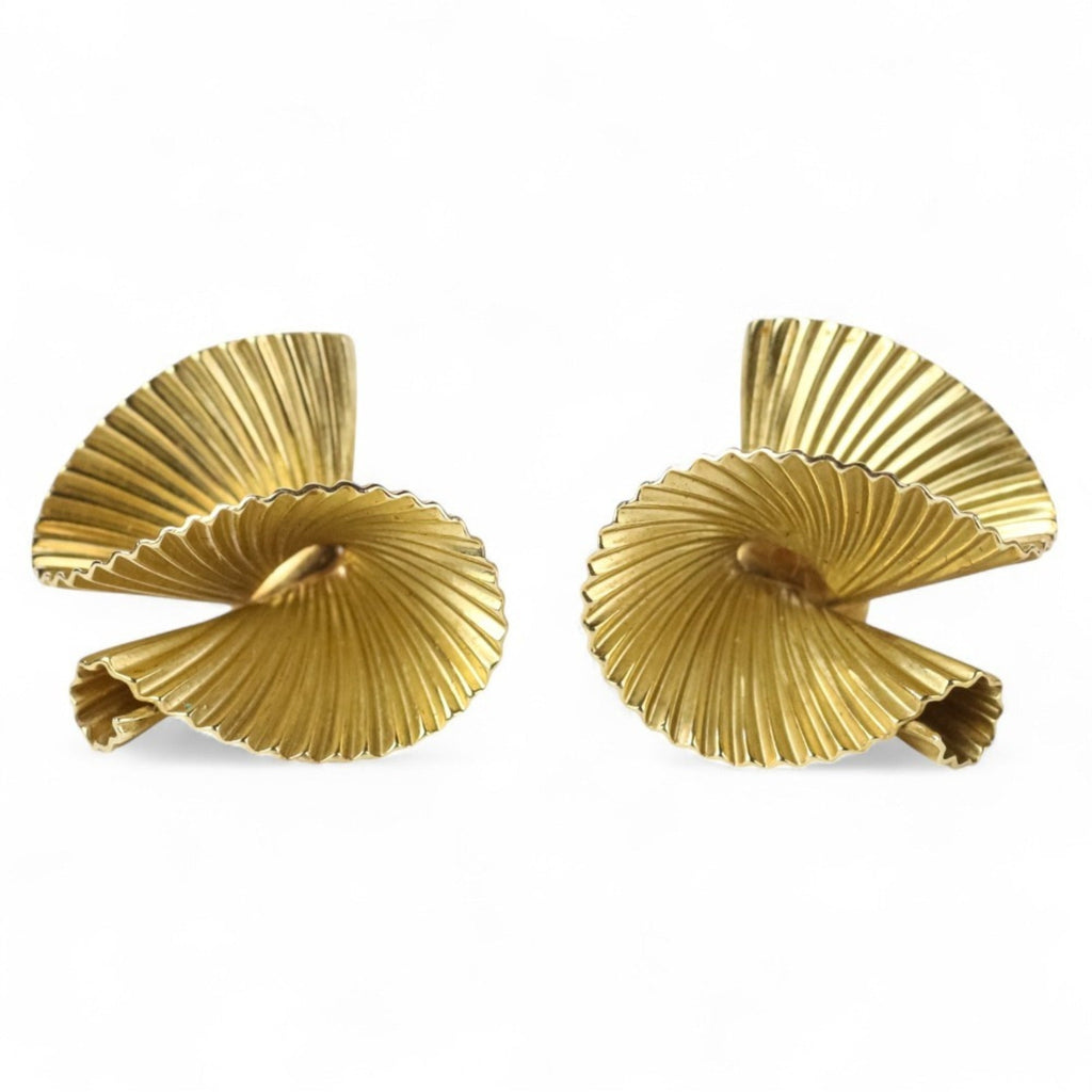 Vintage Earrings 14K Yellow Gold