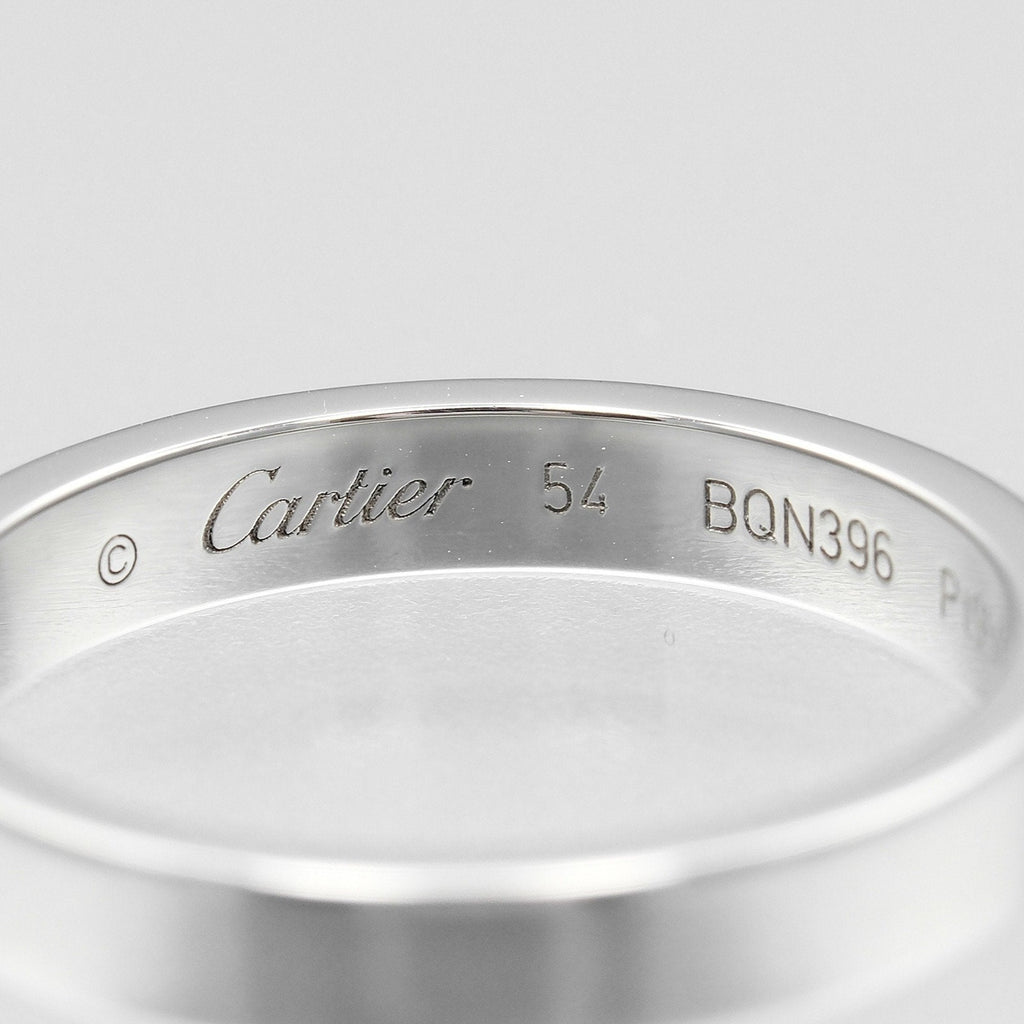 C de Cartier Ring Platinum