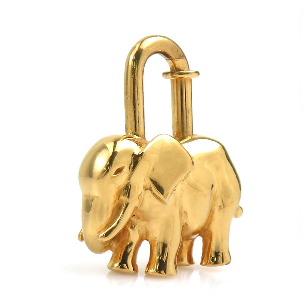 Cadena Elephant Charm Metal Gold Handbag Charm