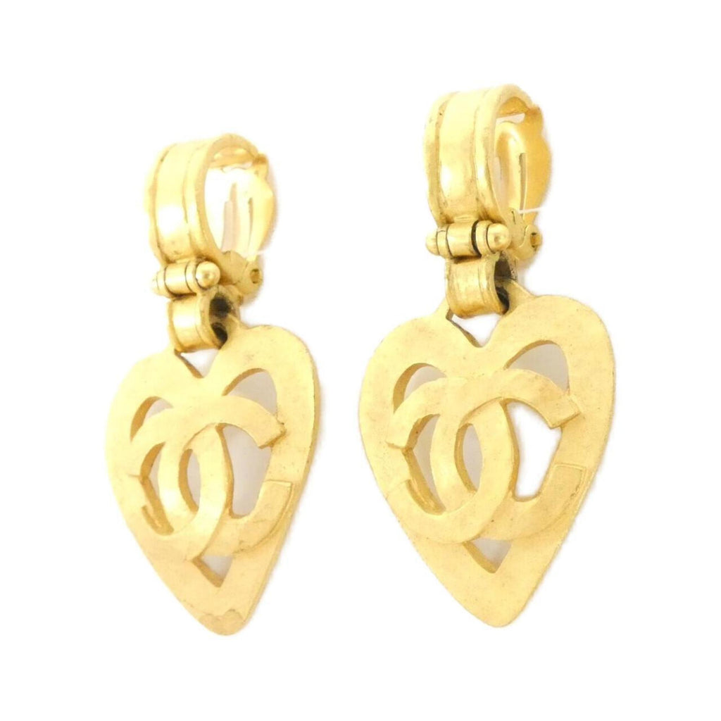 Clip-On Earrings Clip-On Gold-Tone Metal