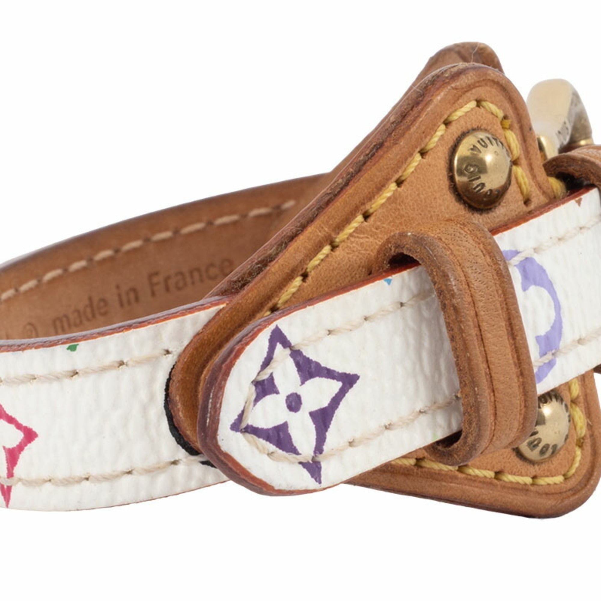 Monogram Multicolore Bracelet Monogram Multicolore Blanc