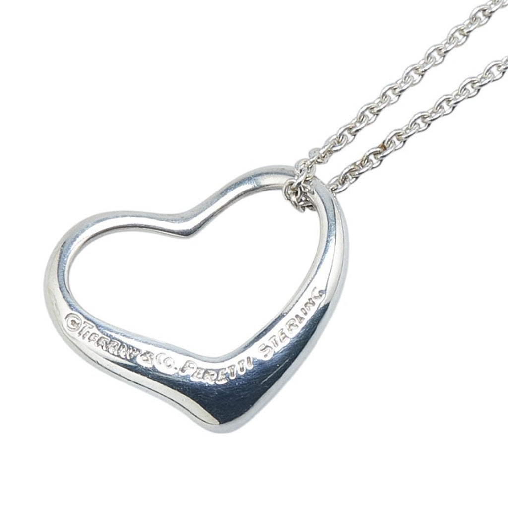 Heart Pendant Necklace Sterling Silver
