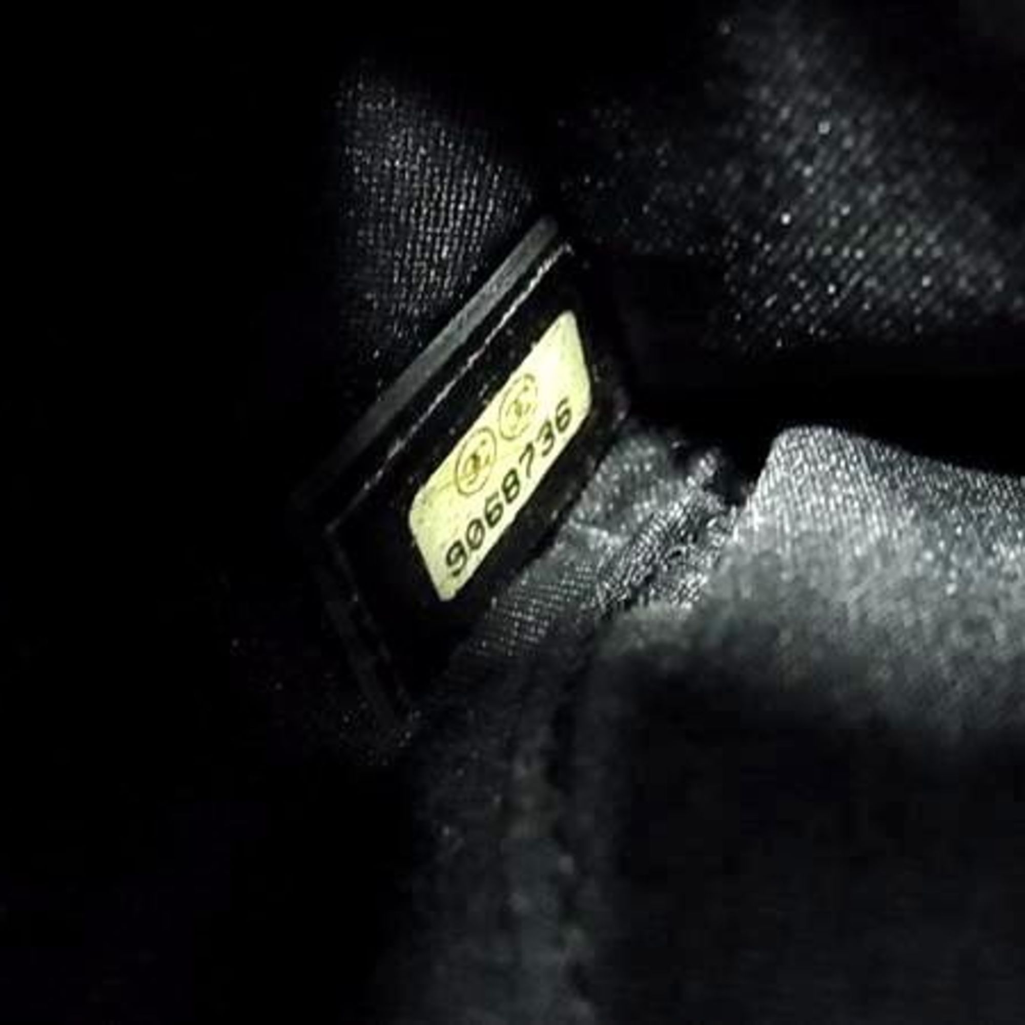 Travel Line Wallet on Chain Quilted Nylon