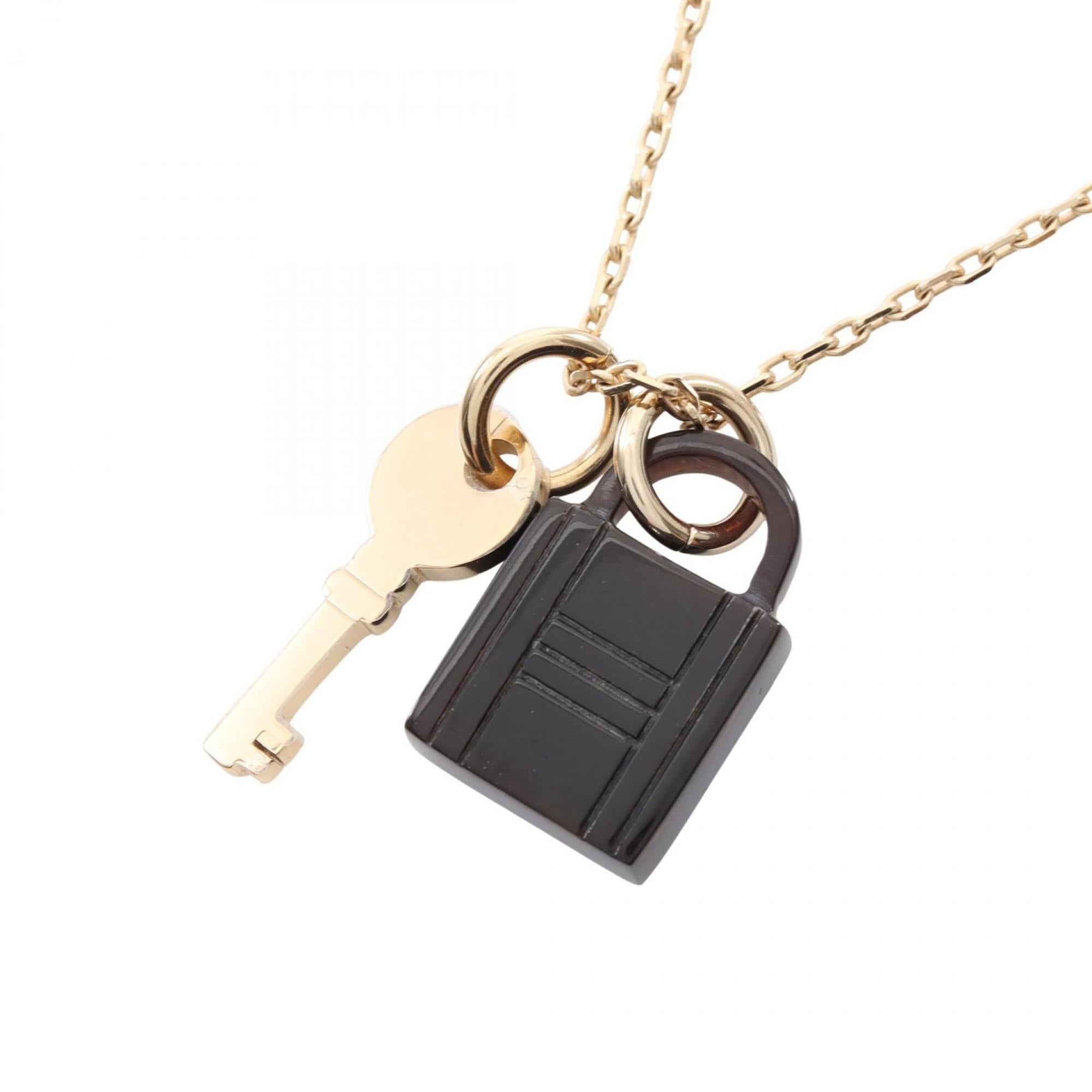 Amulet Padlock Pendant Necklace Gold Mini