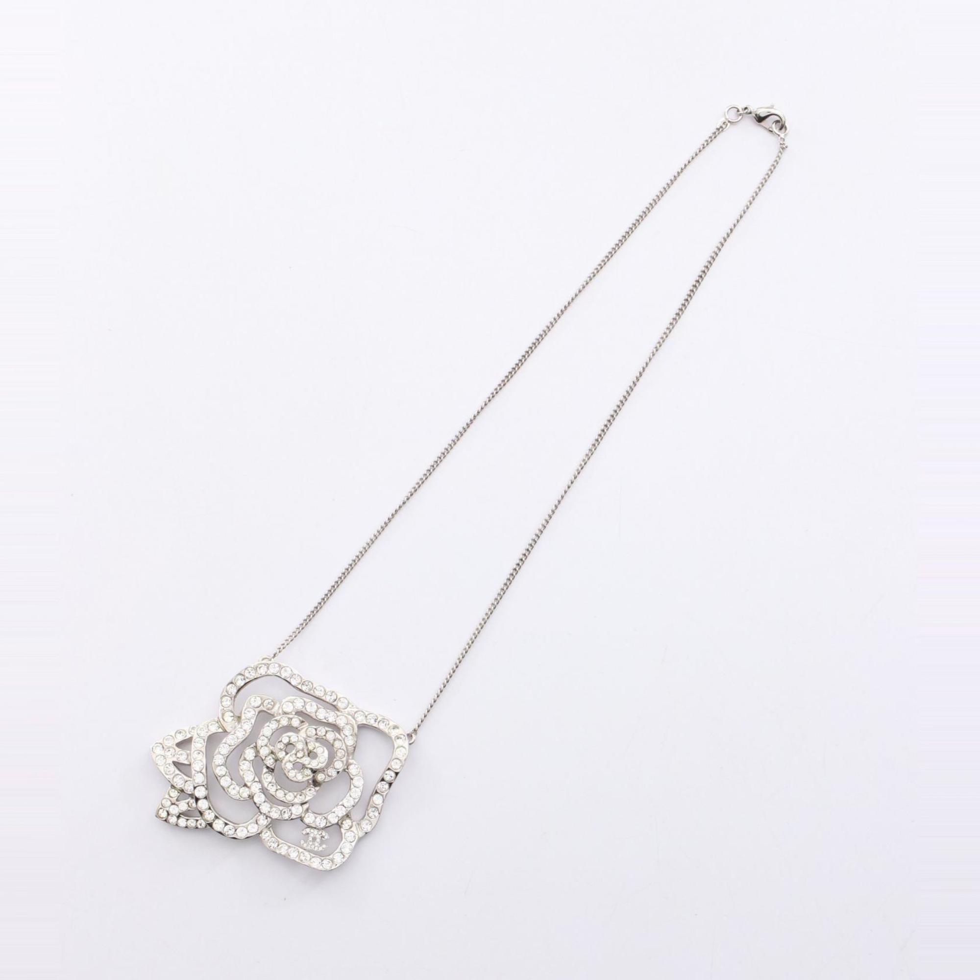 CC Logo Pendant Necklace Sterling Silver