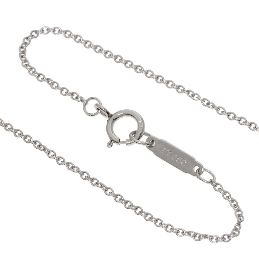 Bezel-Set Pendant Necklace Platinum with Diamond
