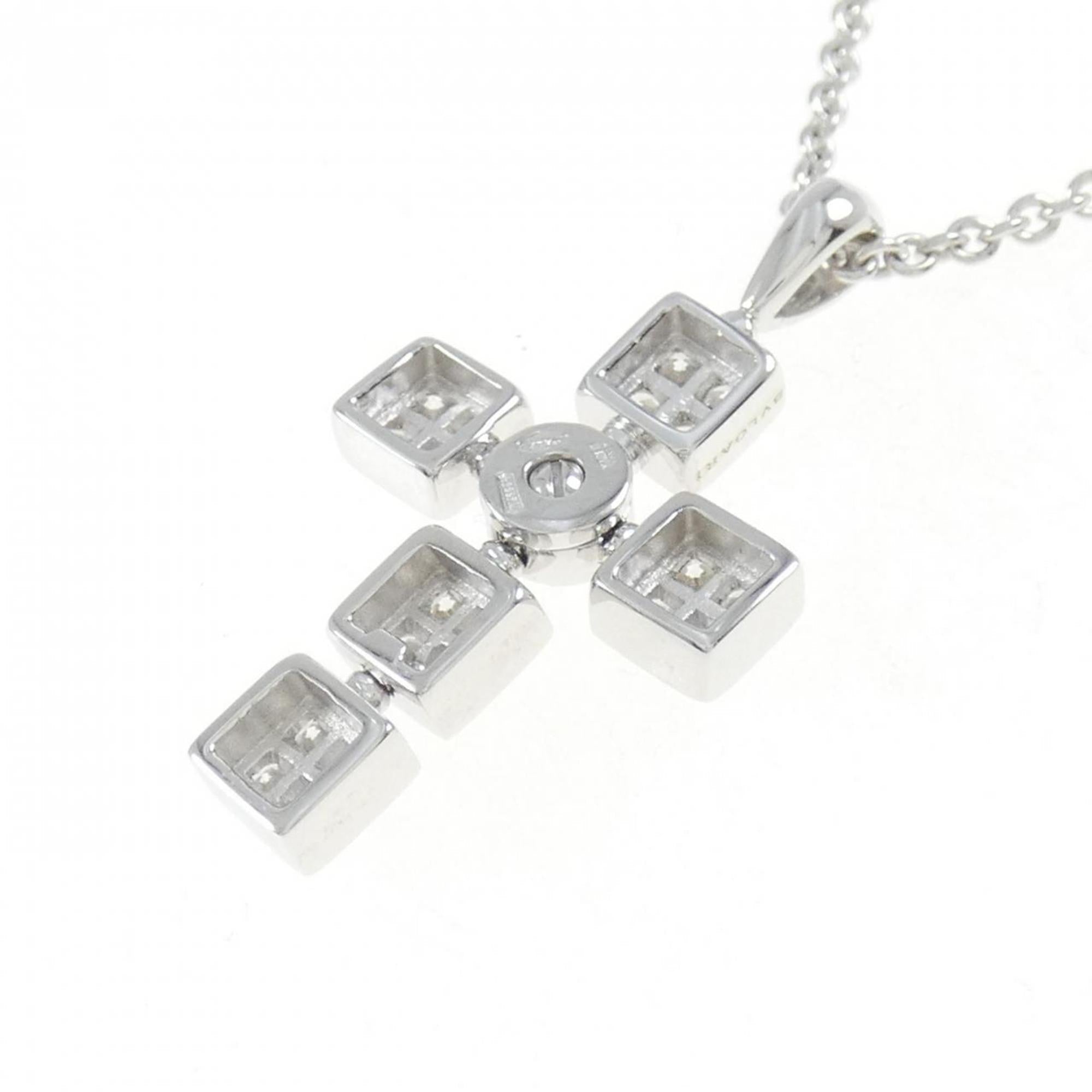 Lucia Pendant Necklace 18K White Gold