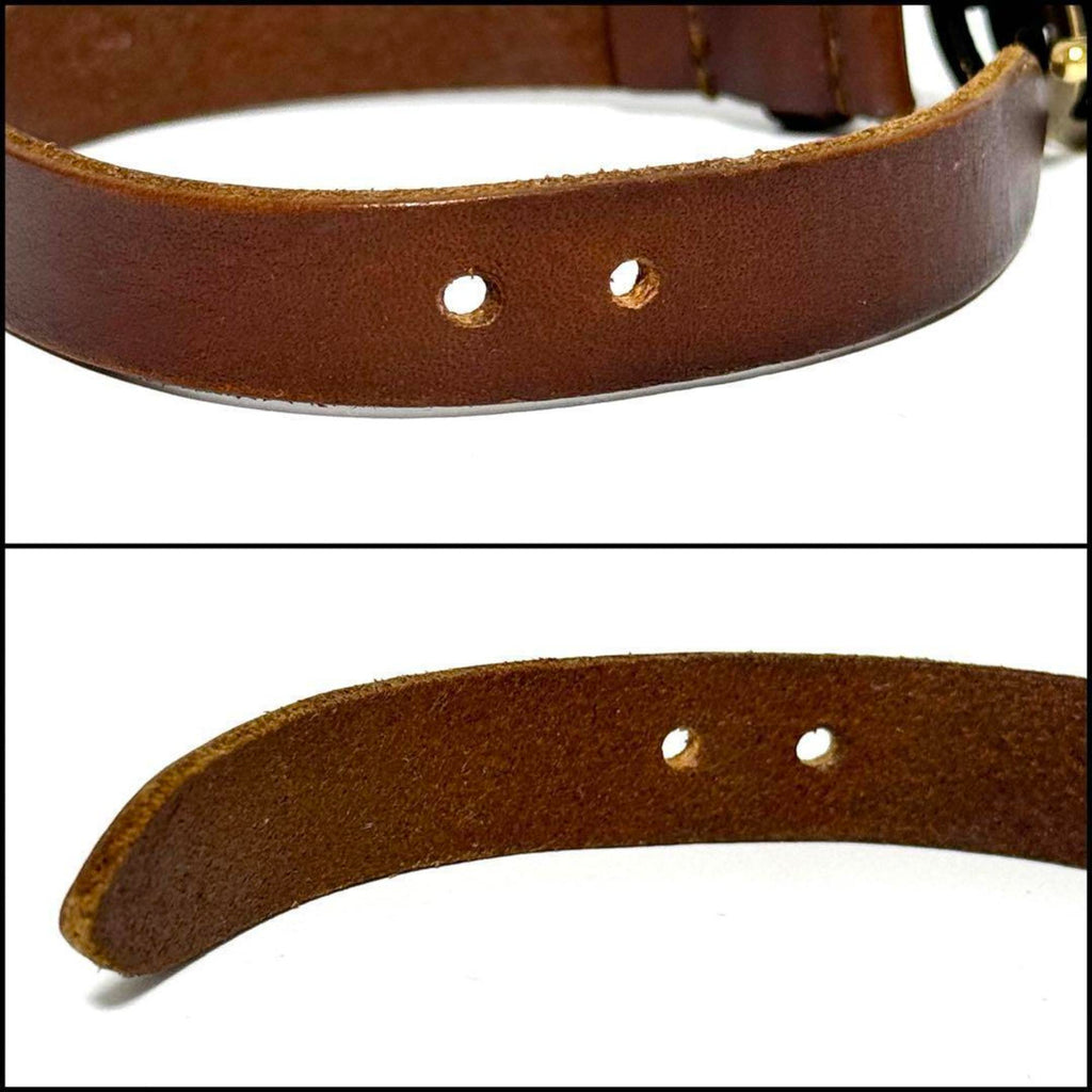 Double G Bracelet Leather and Metal
