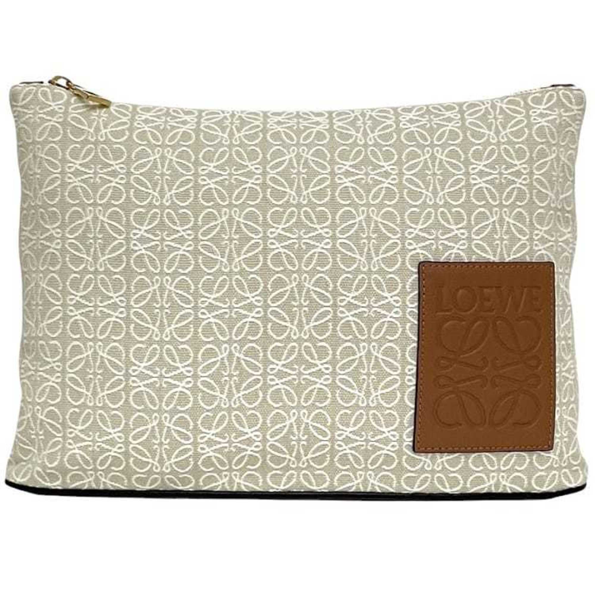 Avenue Crossbody Anagram Embossed Leather