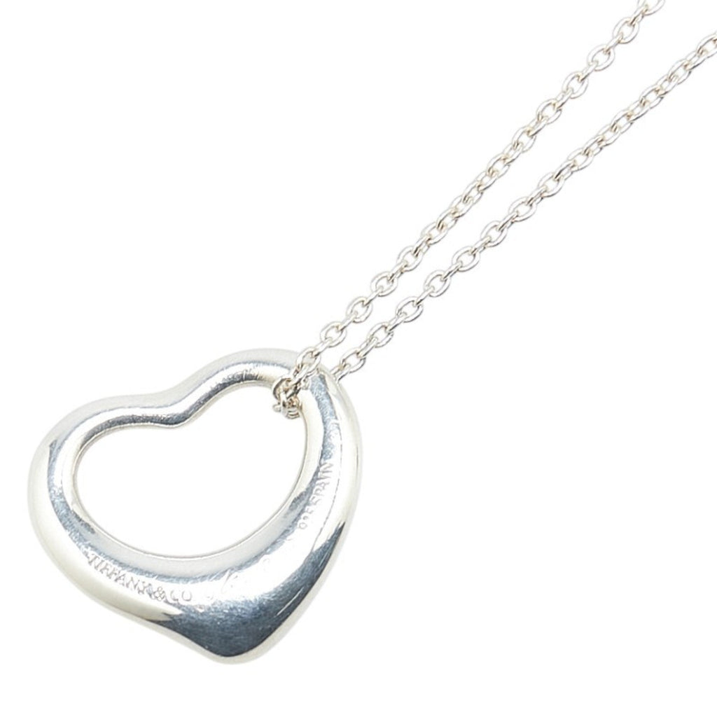 Heart Pendant Necklace Sterling Silver
