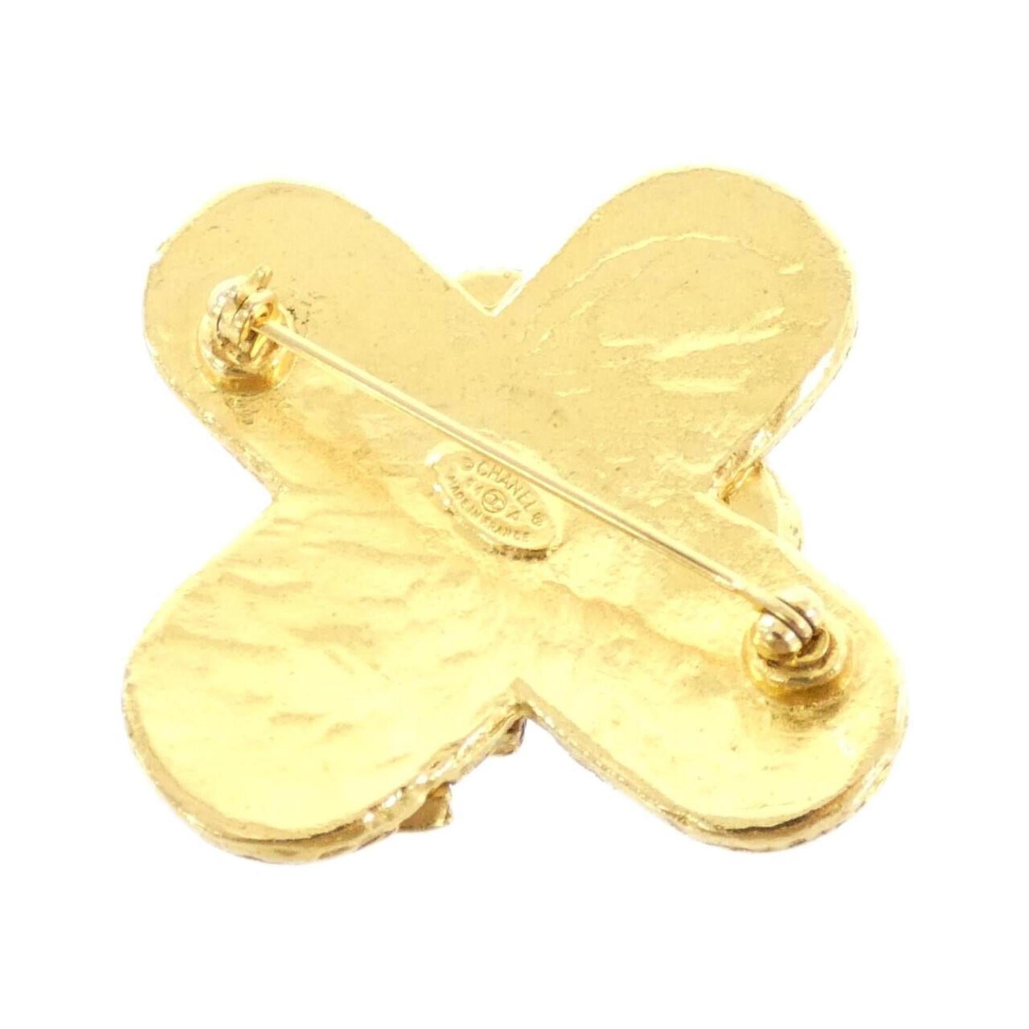 Brooch Gold-Tone Metal