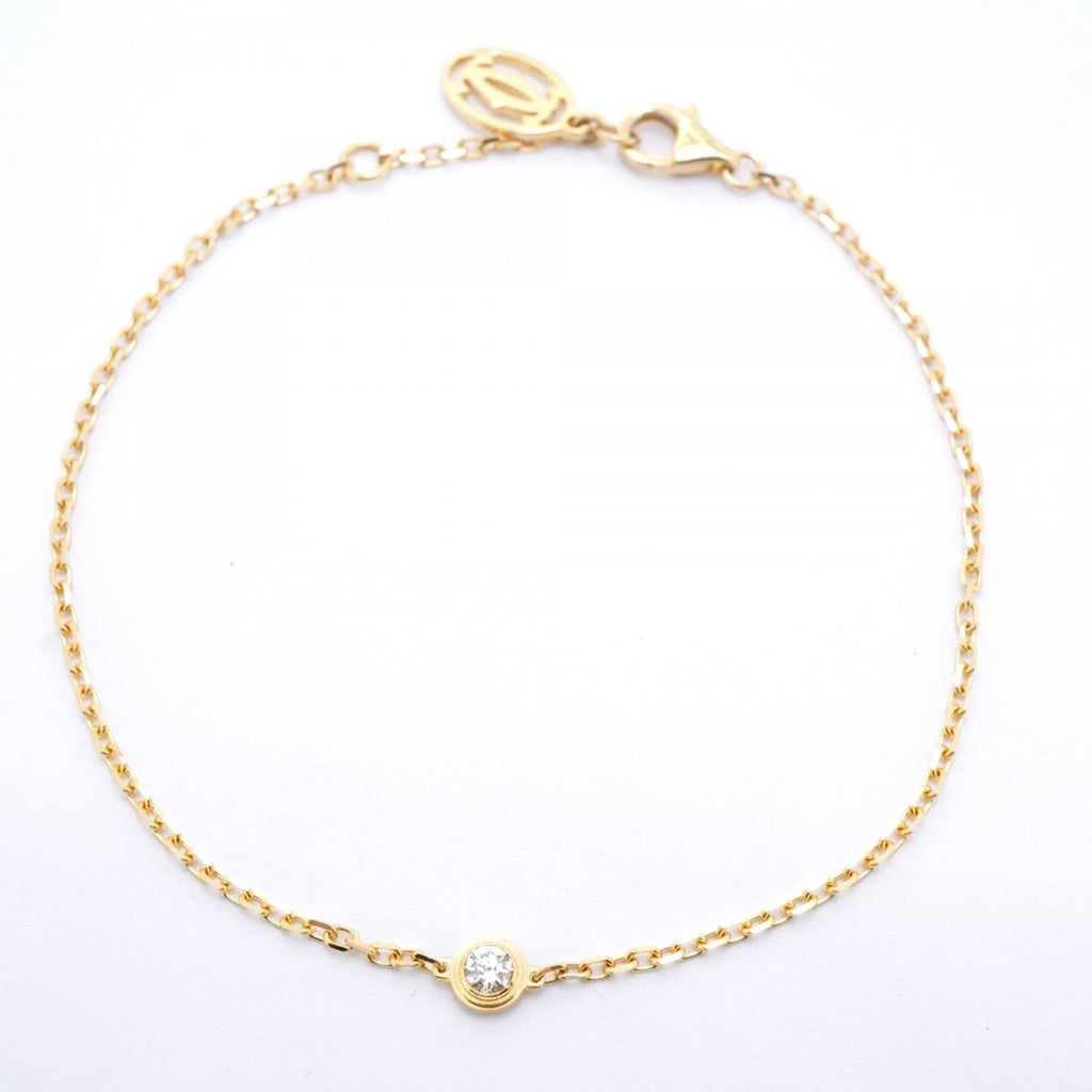 Bracelet 18K Yellow Gold with Diamond Small