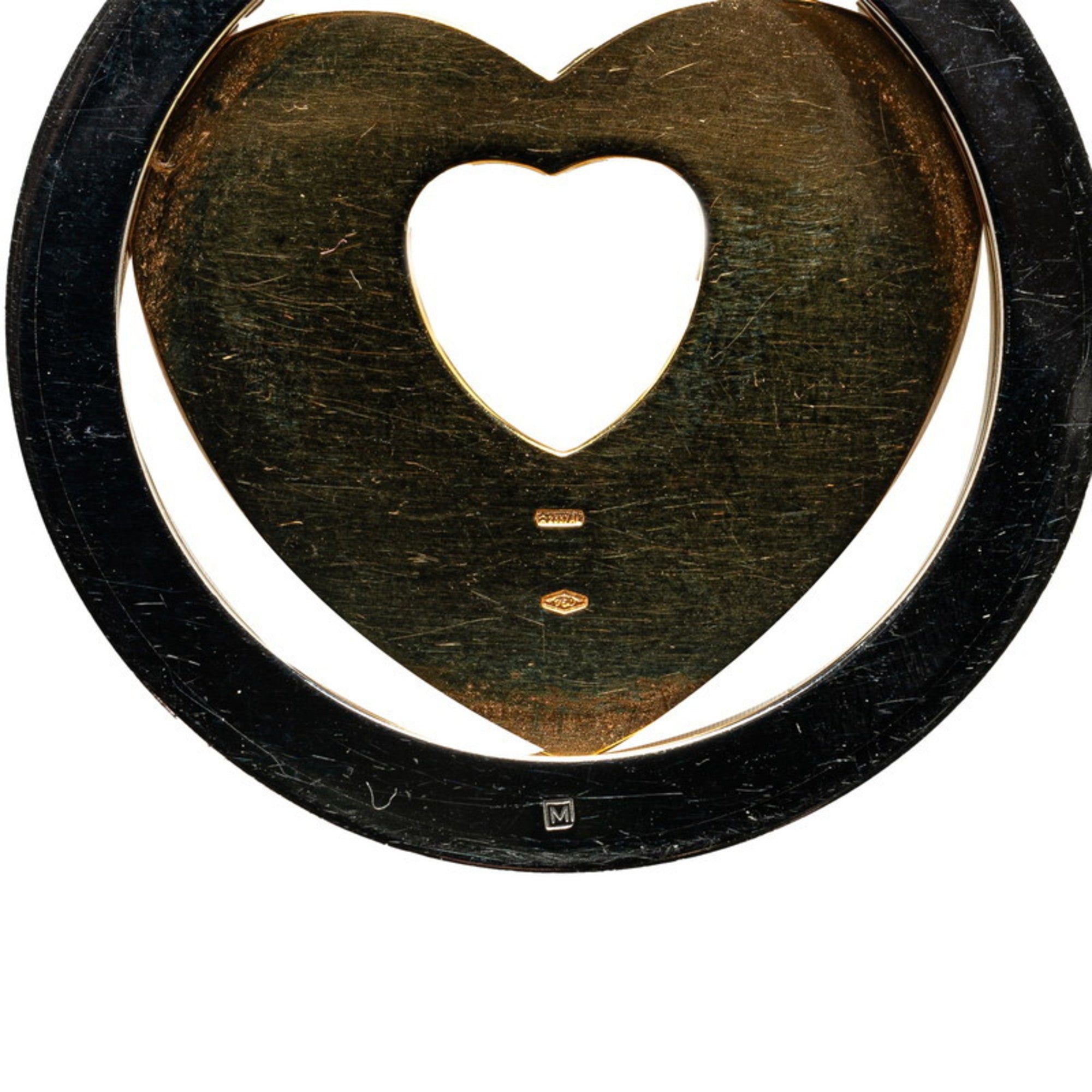 Tondo Heart Choker Necklace 18K Yellow Gold