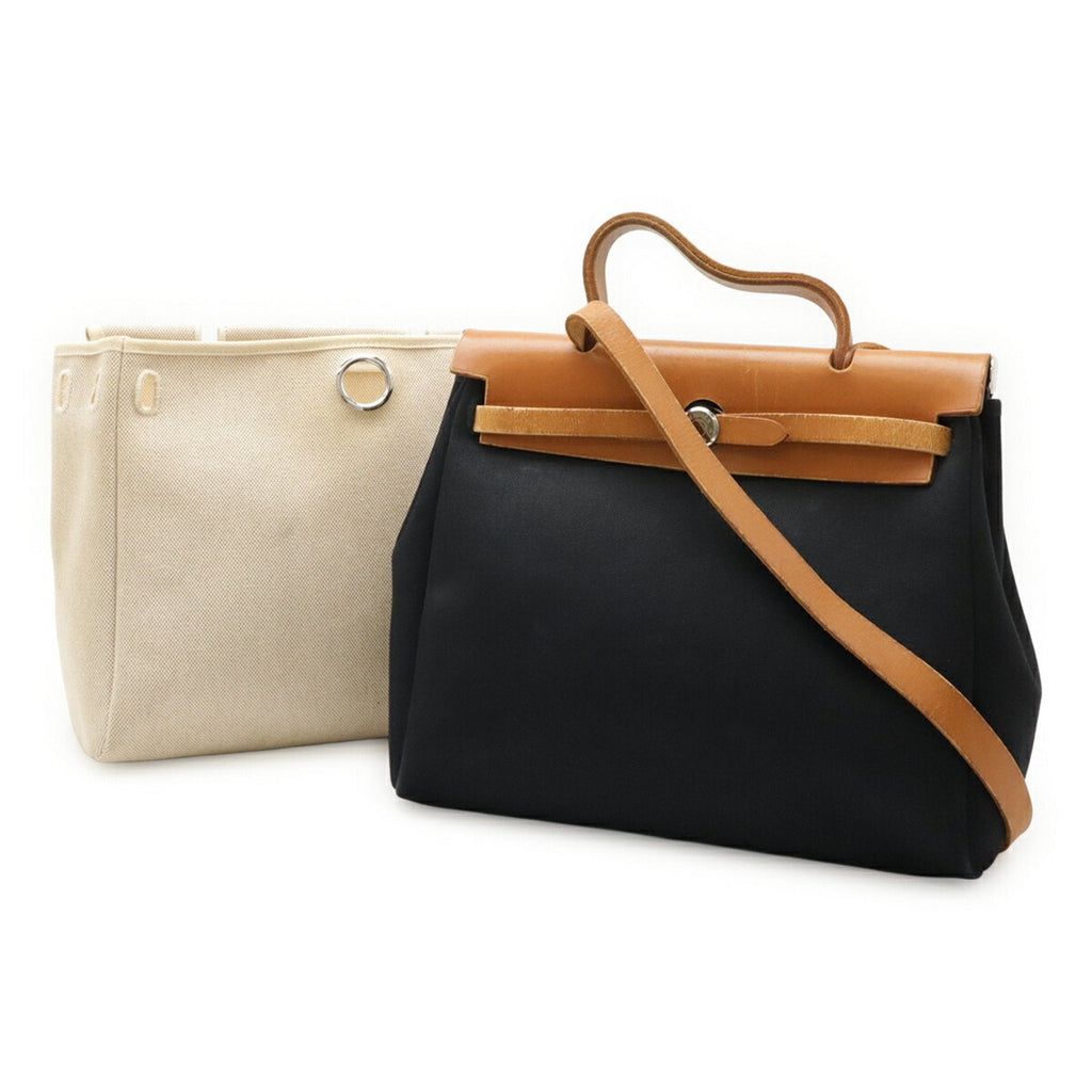 Herbag Zip Leather and Toile 39