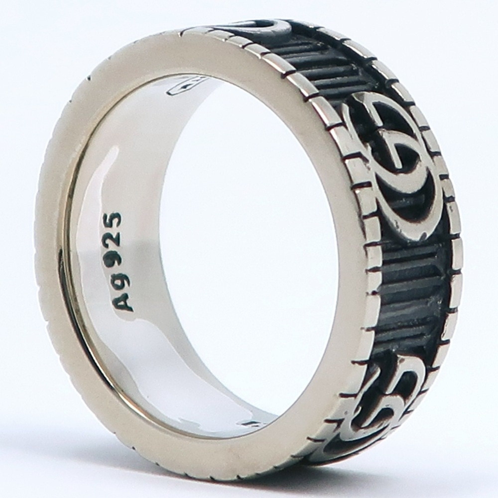 Double G Ring Sterling Silver