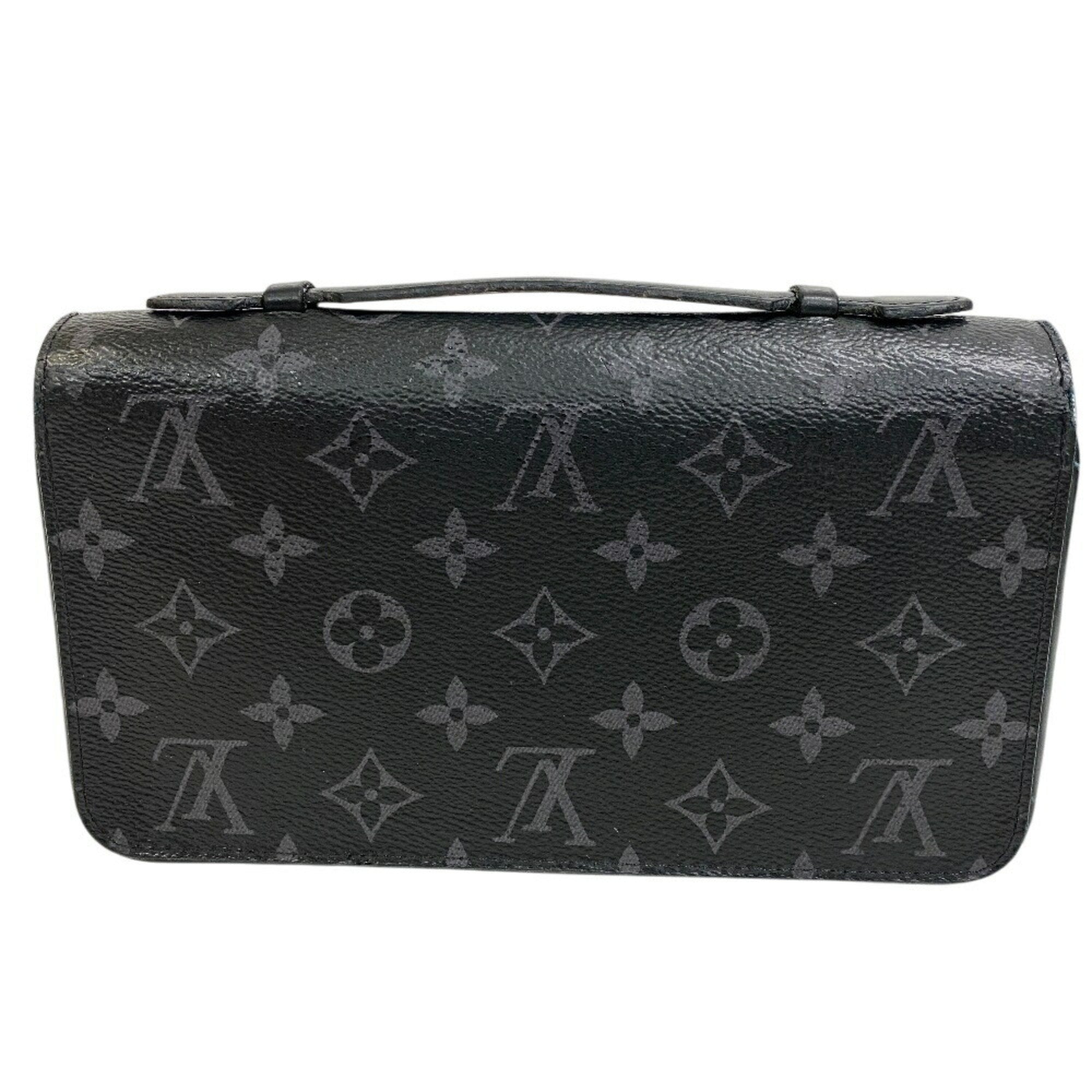 S Lock Vertical Wearable Wallet Monogram Eclipse Canvas