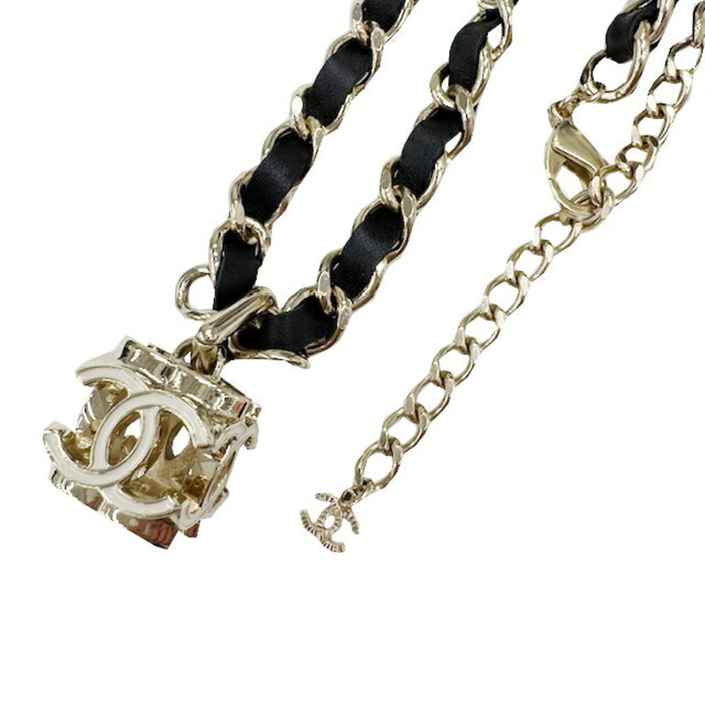 CC Logo Pendant Necklace Metal
