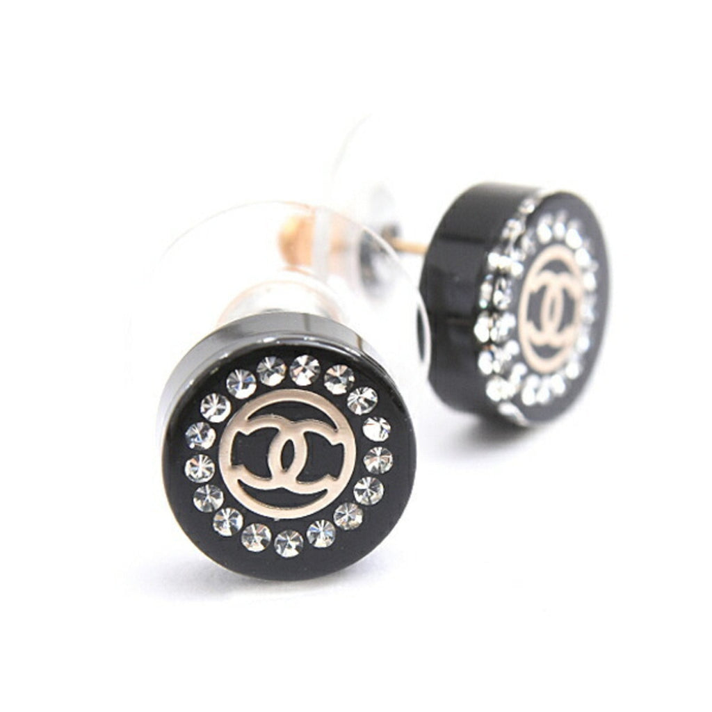 CC Logo Round Earrings Metal
