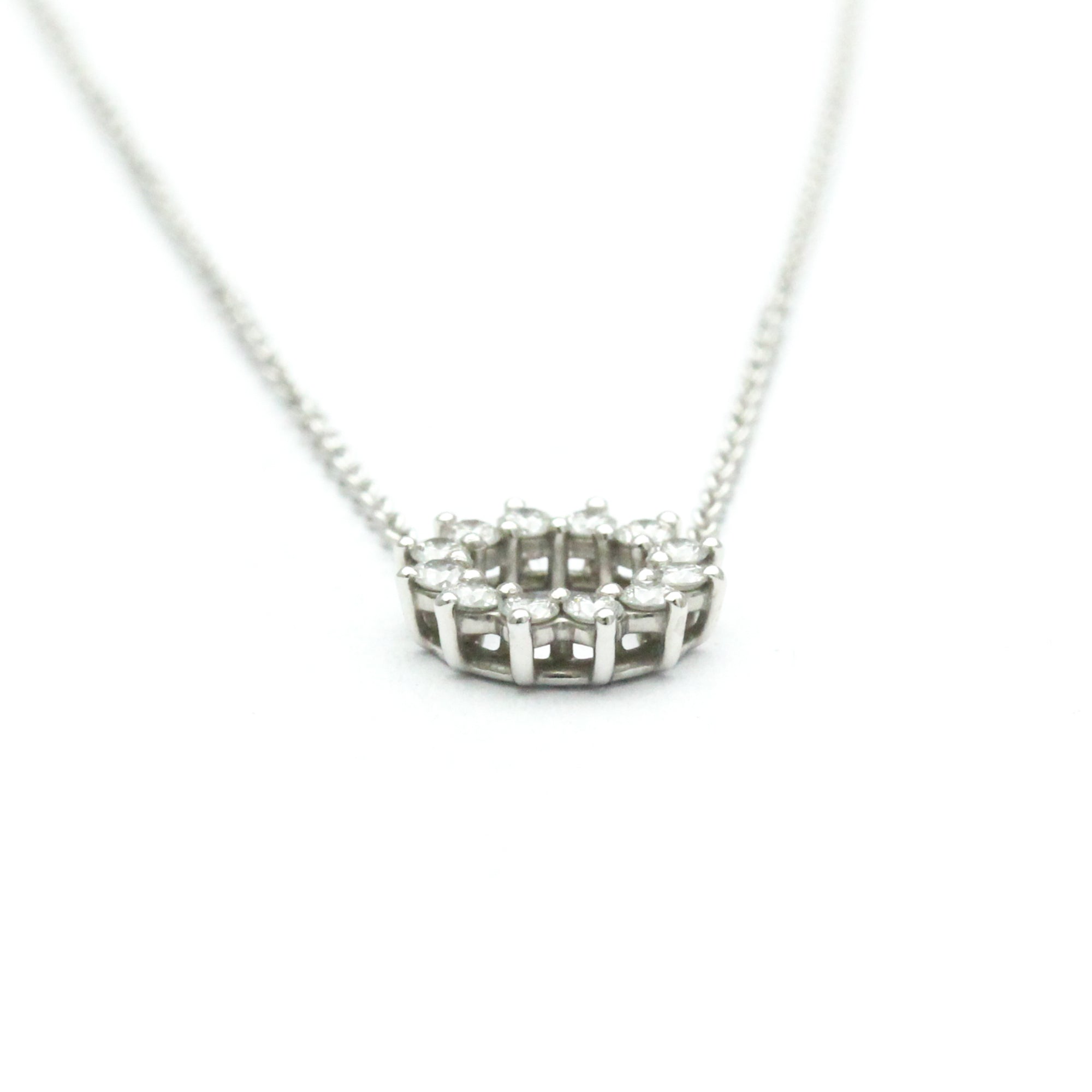 Pendant Necklace Platinum Mini with Diamond