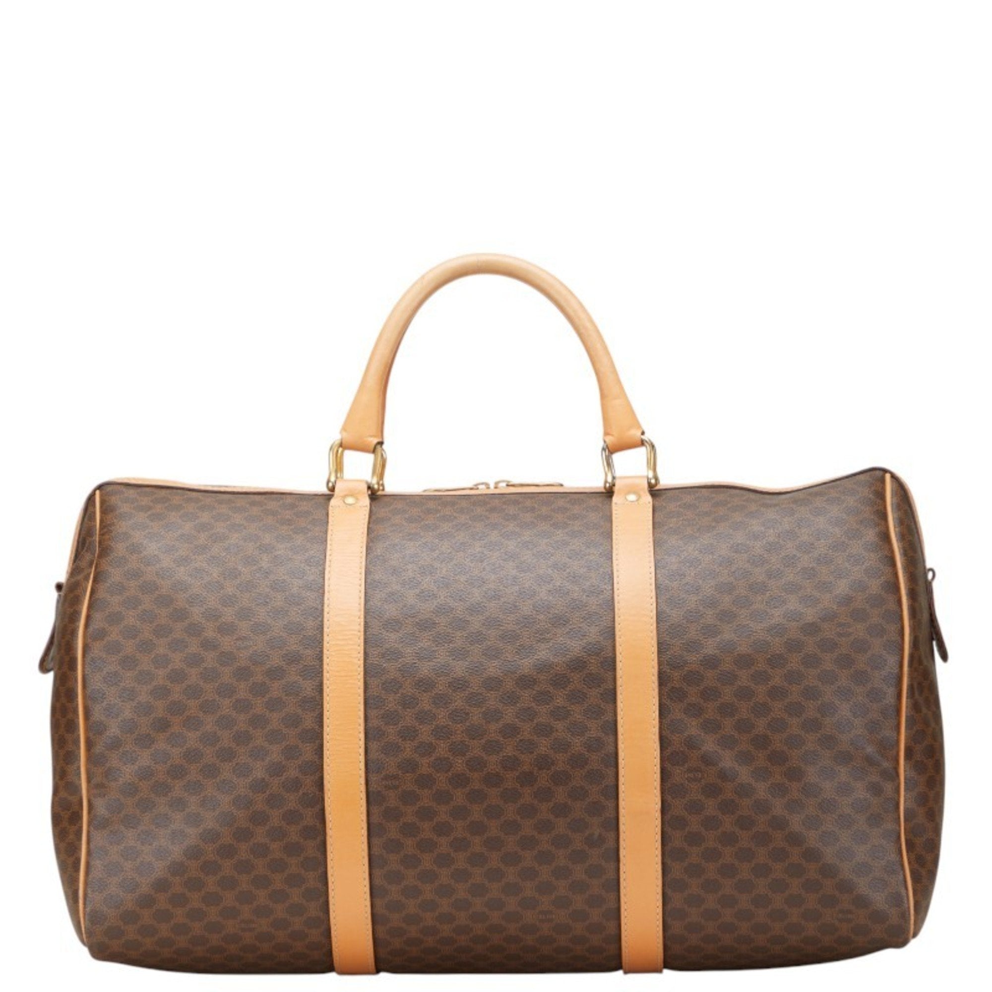 Vintage Duffle Bag Macadam Coated Canvas Large