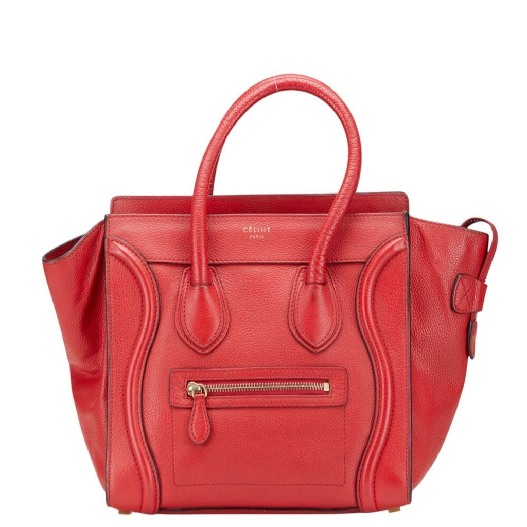Luggage Bag Grainy Leather Micro