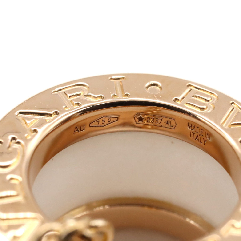 B.Zero1 Pendant Necklace Ceramic and 18K Rose Gold