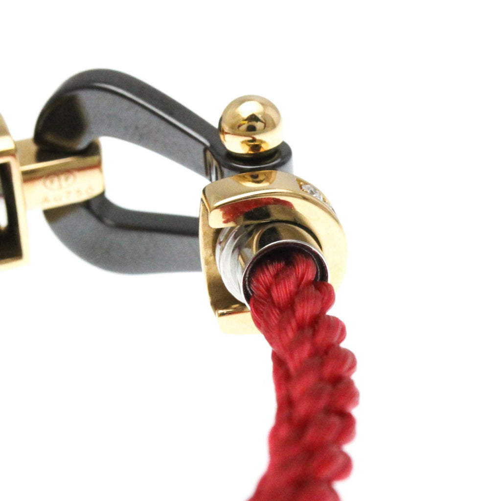 Bracelet Ceramic and 18K Rose Gold Large with Diamond