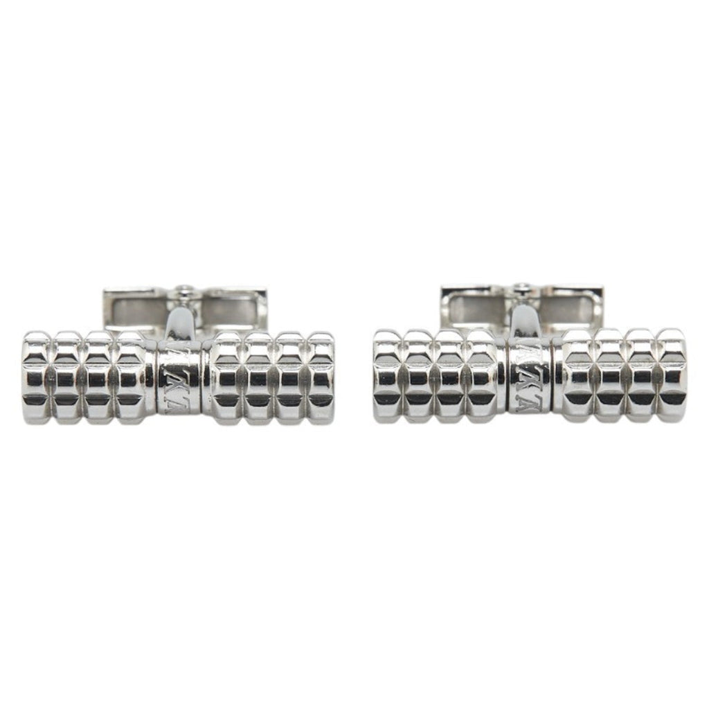 Button de Manchette Cufflinks Metal Silver Bracelet