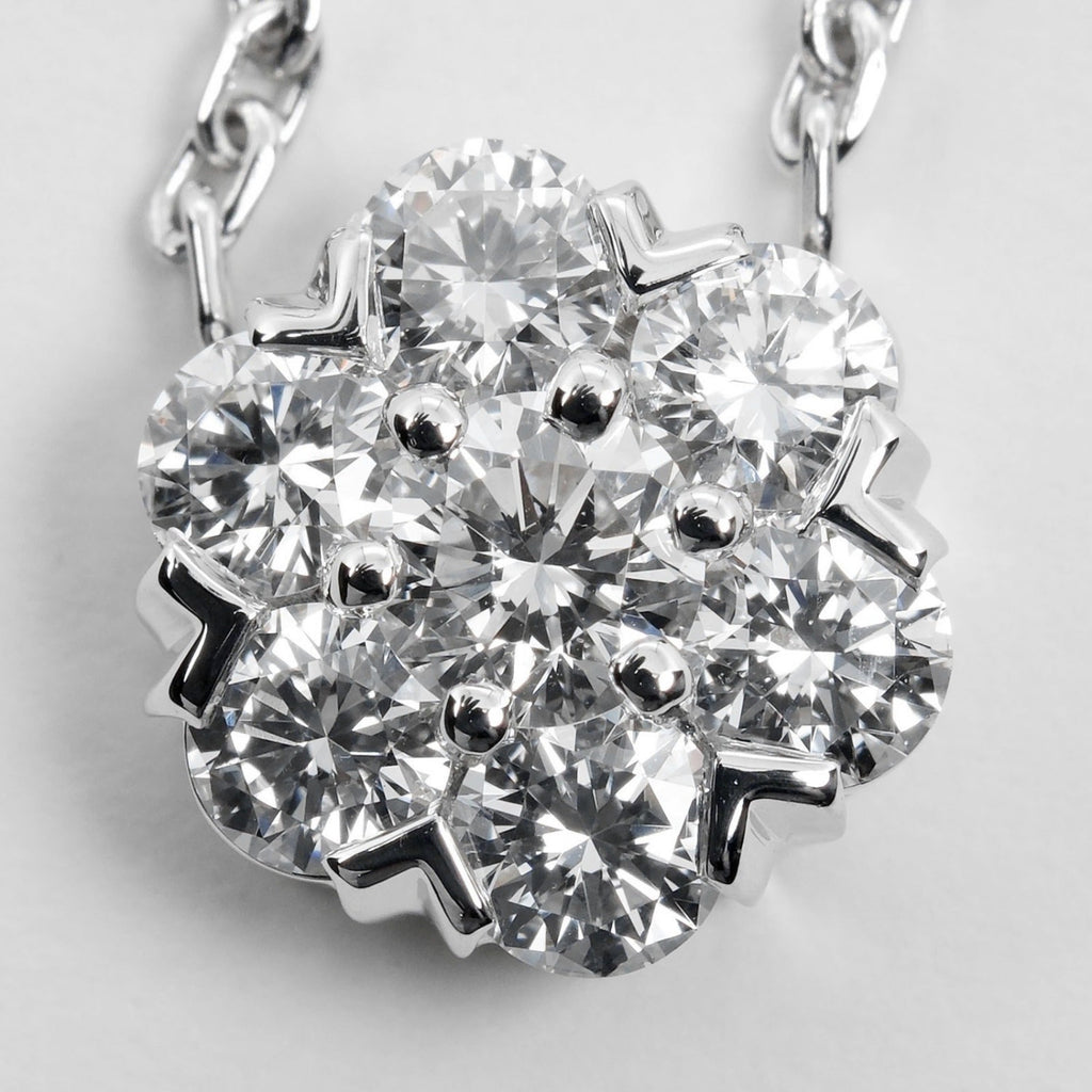 Pendant Necklace 18K White Gold with Diamond