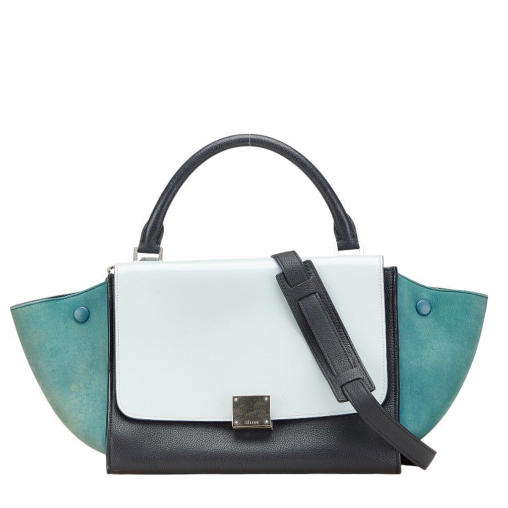 Tricolor Trapeze Bag Leather Small