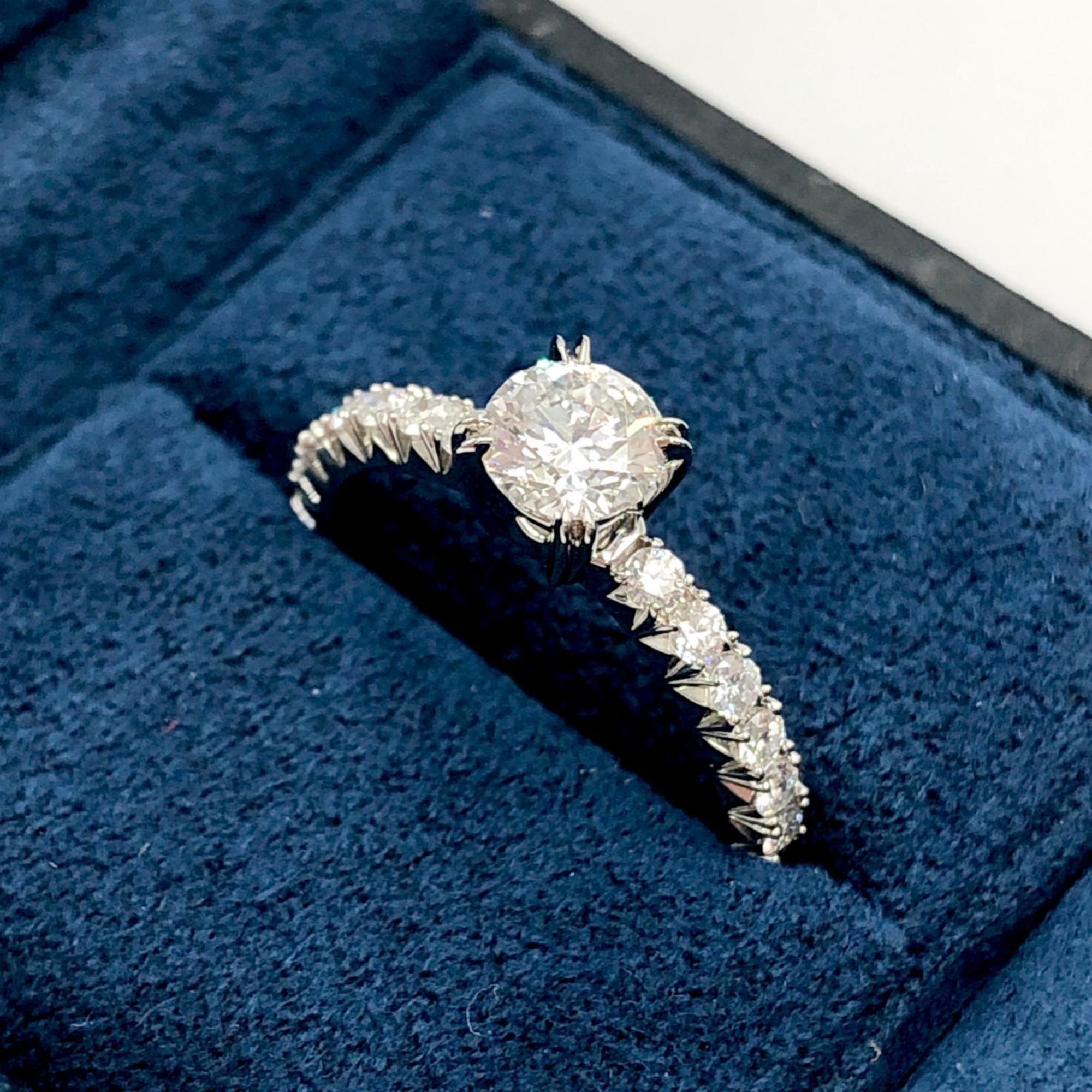 Brilliant Love Ring Platinum and Diamond