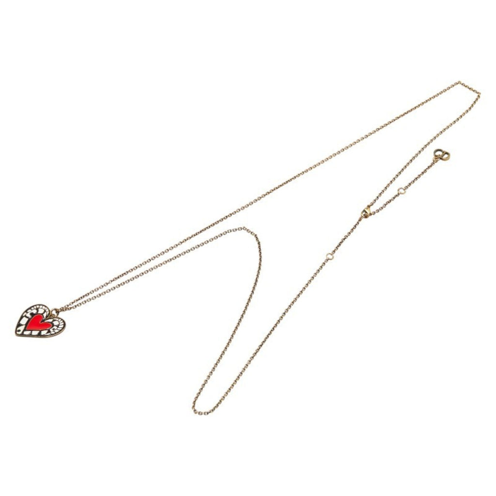 Pendant Necklace Gold Multicolor Plated
