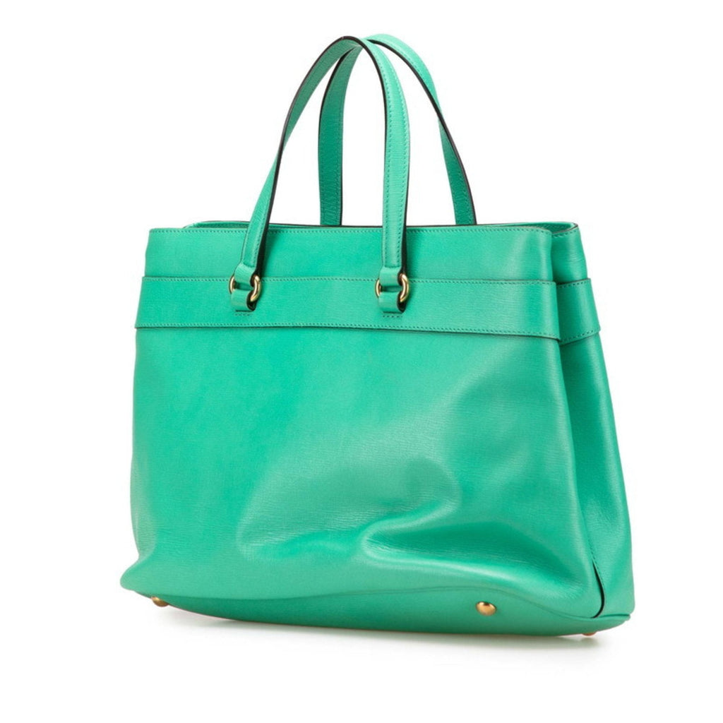 Bright Bit Convertible Tote Leather Medium