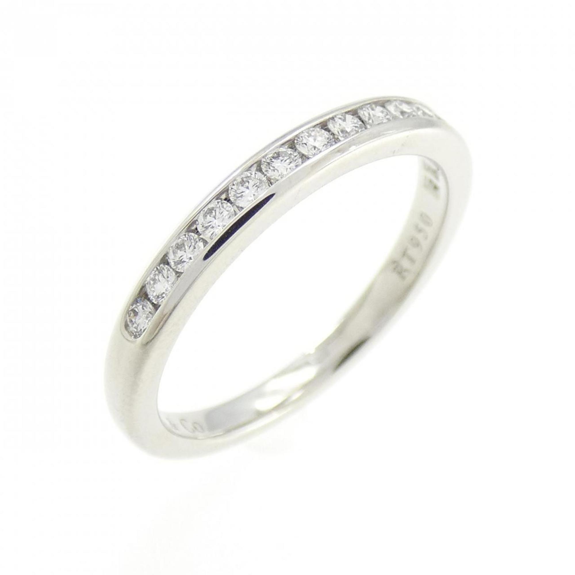Band Ring Platinum with Diamond