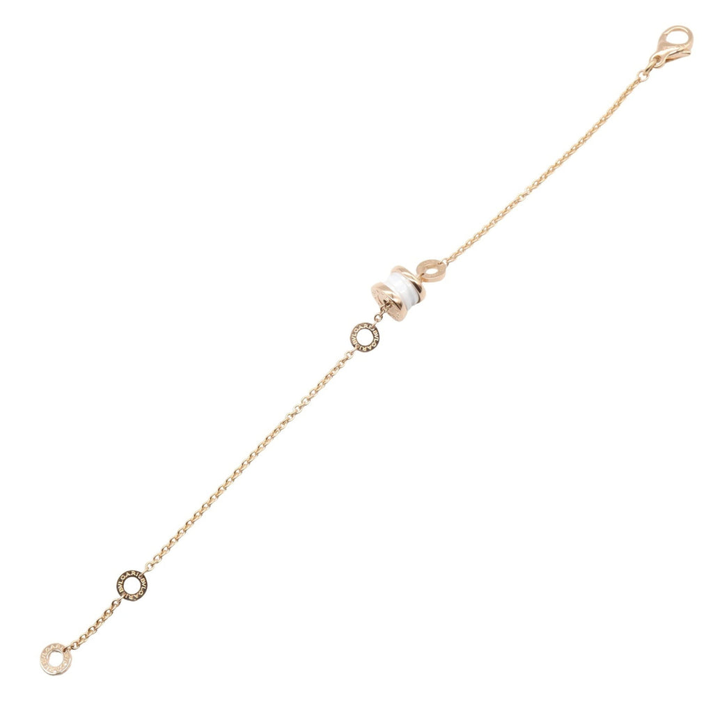 B.Zero1 Element Bracelet Ceramic and 18K Rose Gold