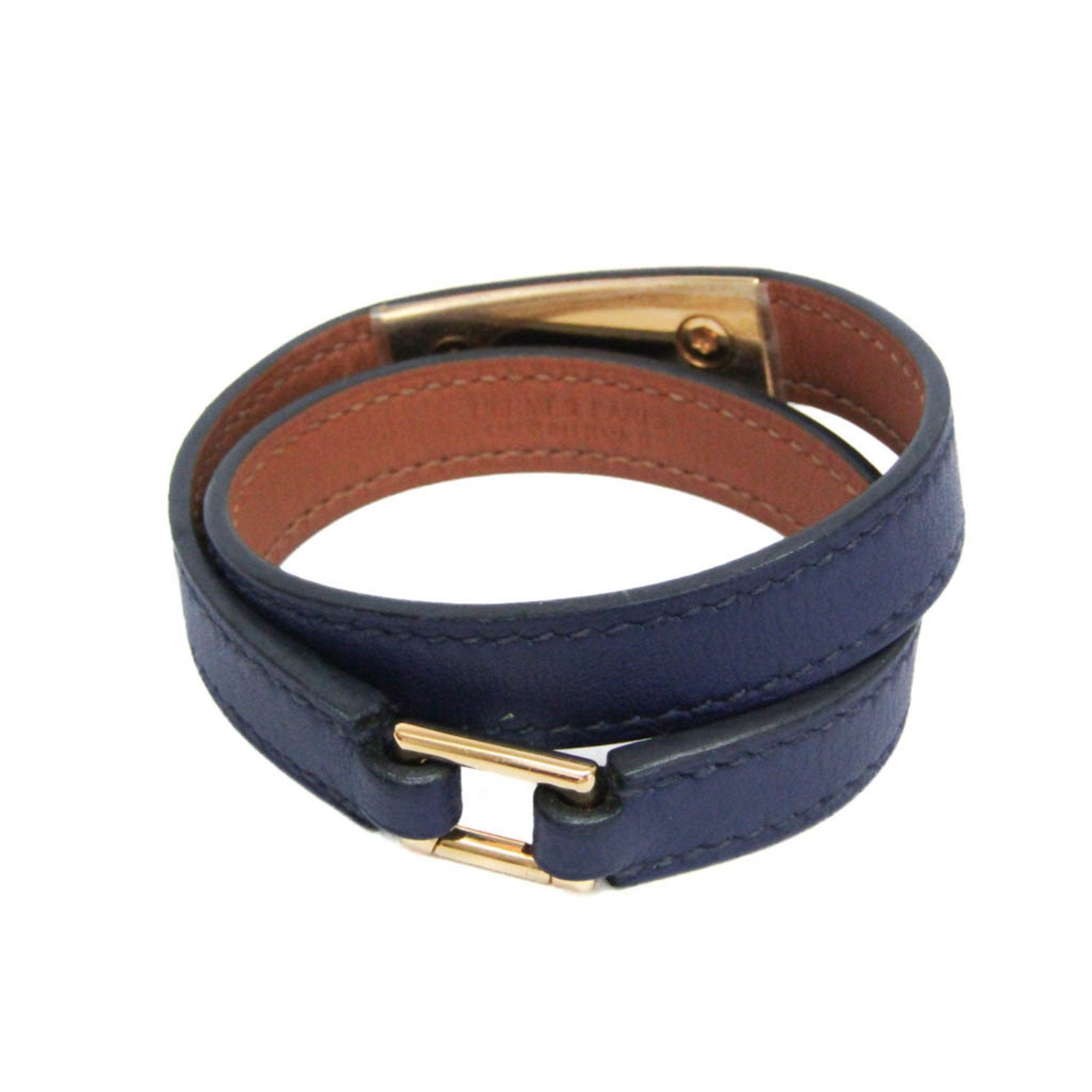 Rivale Double Tour Bracelet Leather and Metal