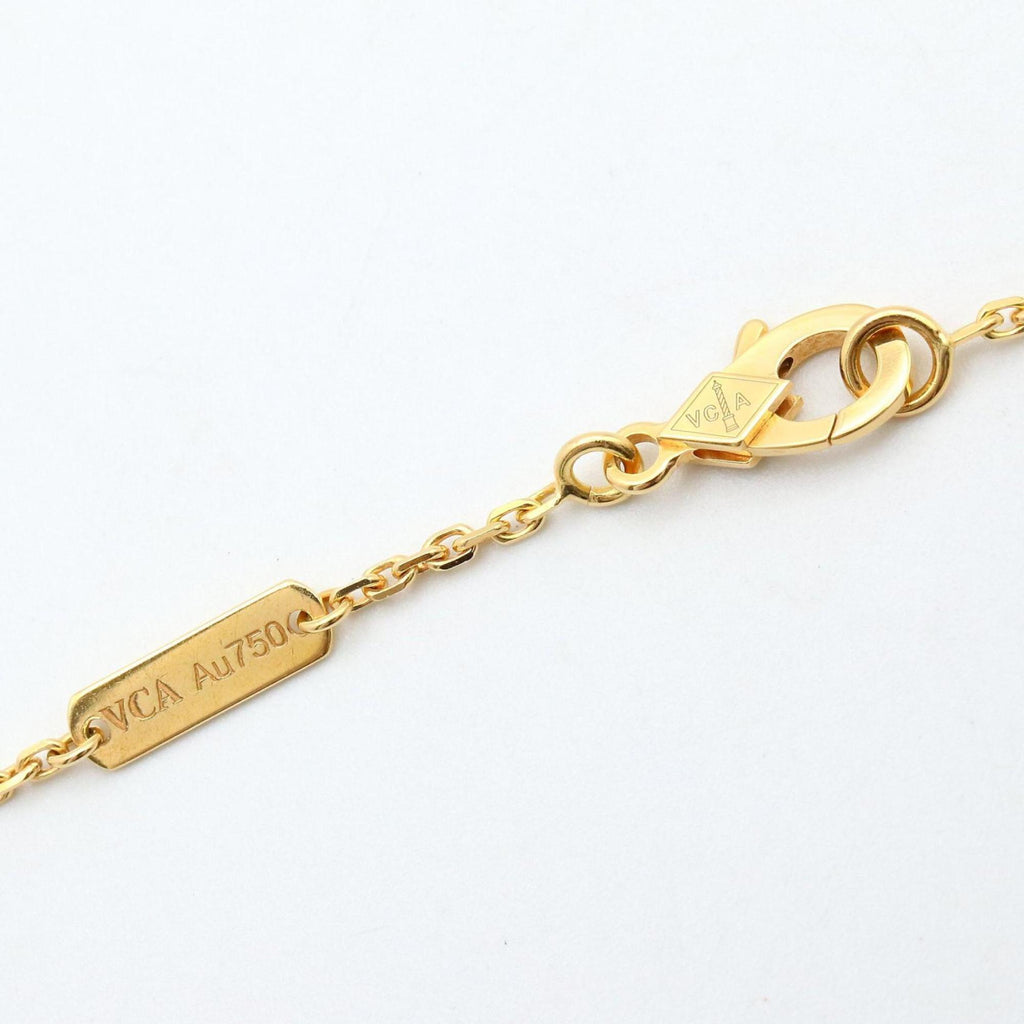Vintage Alhambra Pendant Necklace 18K Yellow Gold