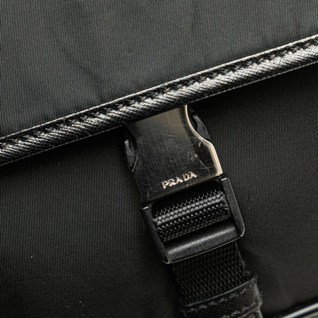 Buckle Messenger Bag Tessuto Small