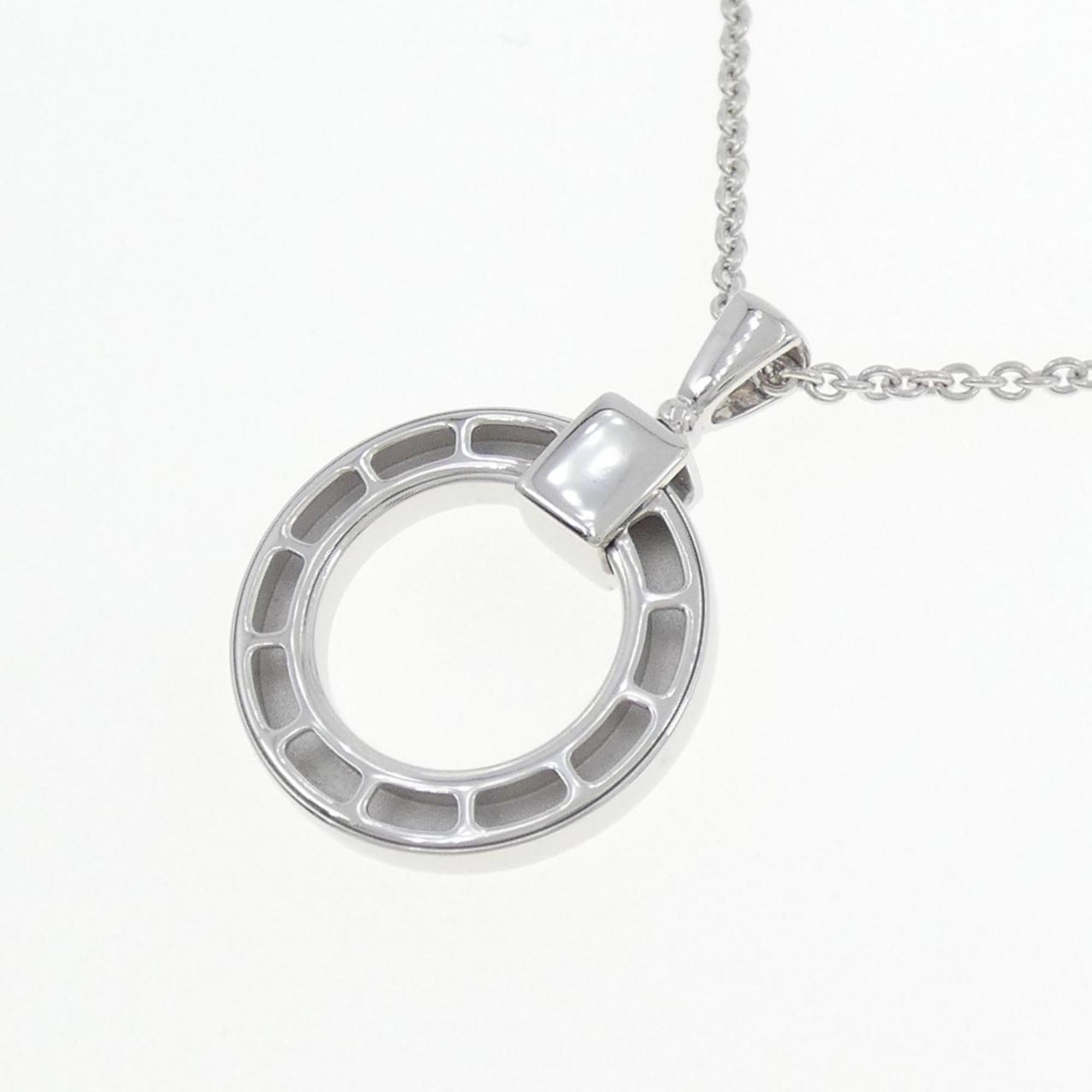 Pendant Necklace 18K White Gold with Diamond