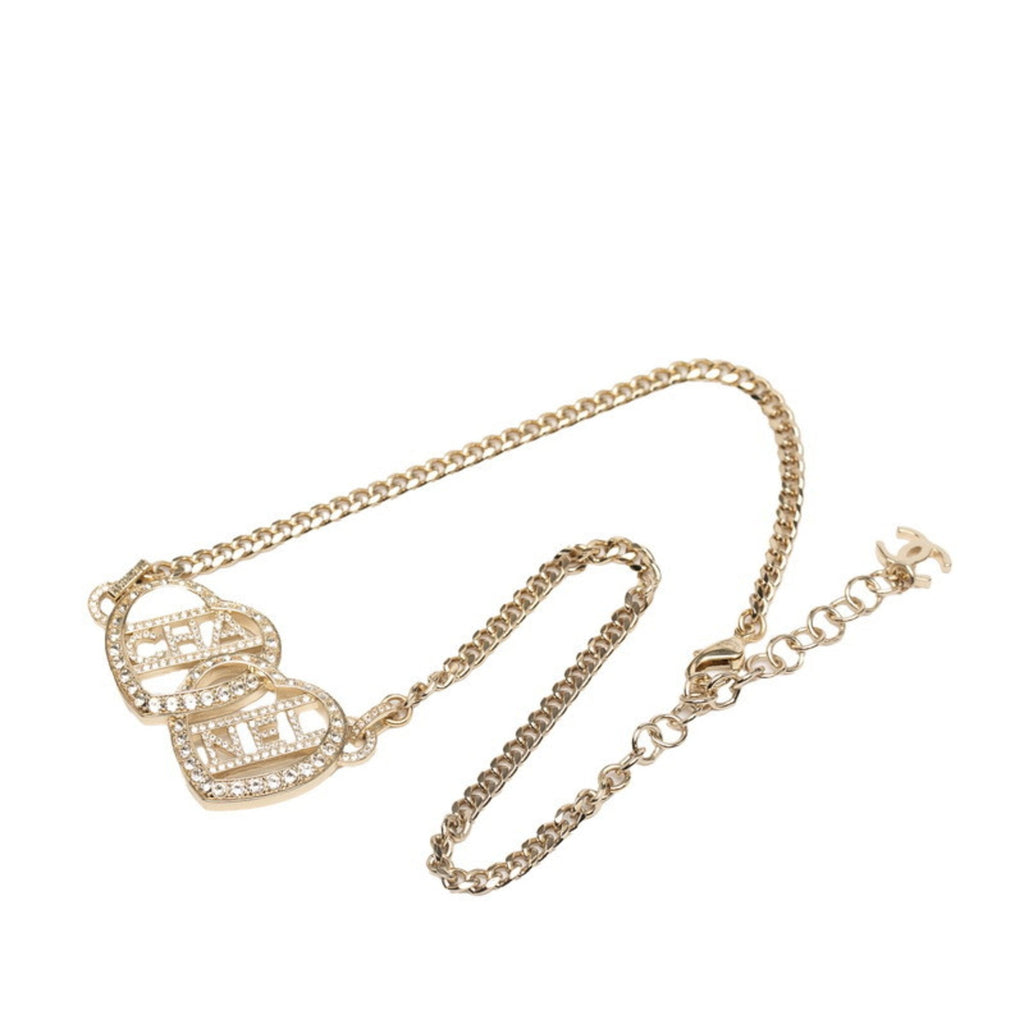 Choker Necklace With Rhinestone