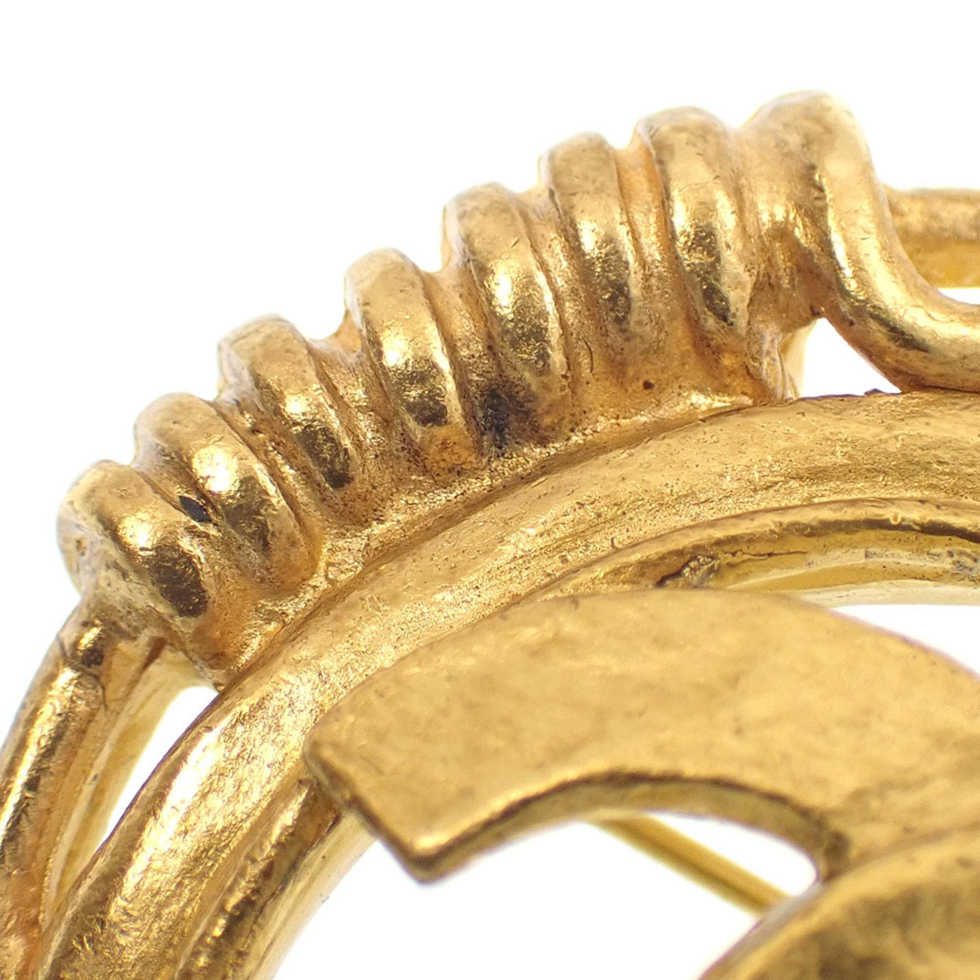 CC Logo Brooch Metal