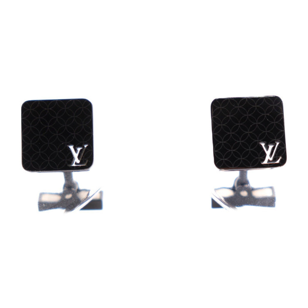 Bouton de Manchette Champs Elysees Cufflinks Metal Black Bracelet