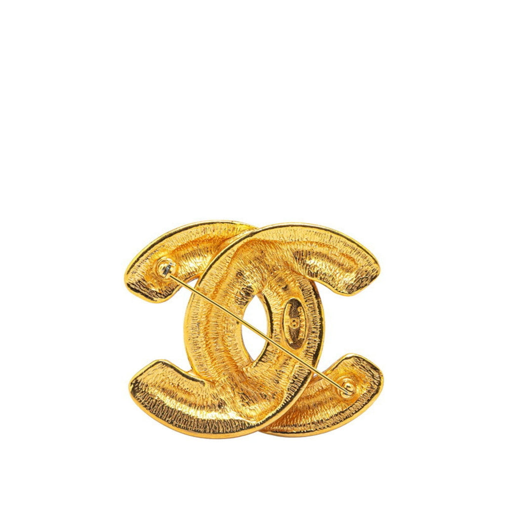 CC Logo Brooch Metal